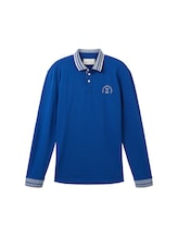 Nicht ausgewählt, Langarm Poloshirt von , blau