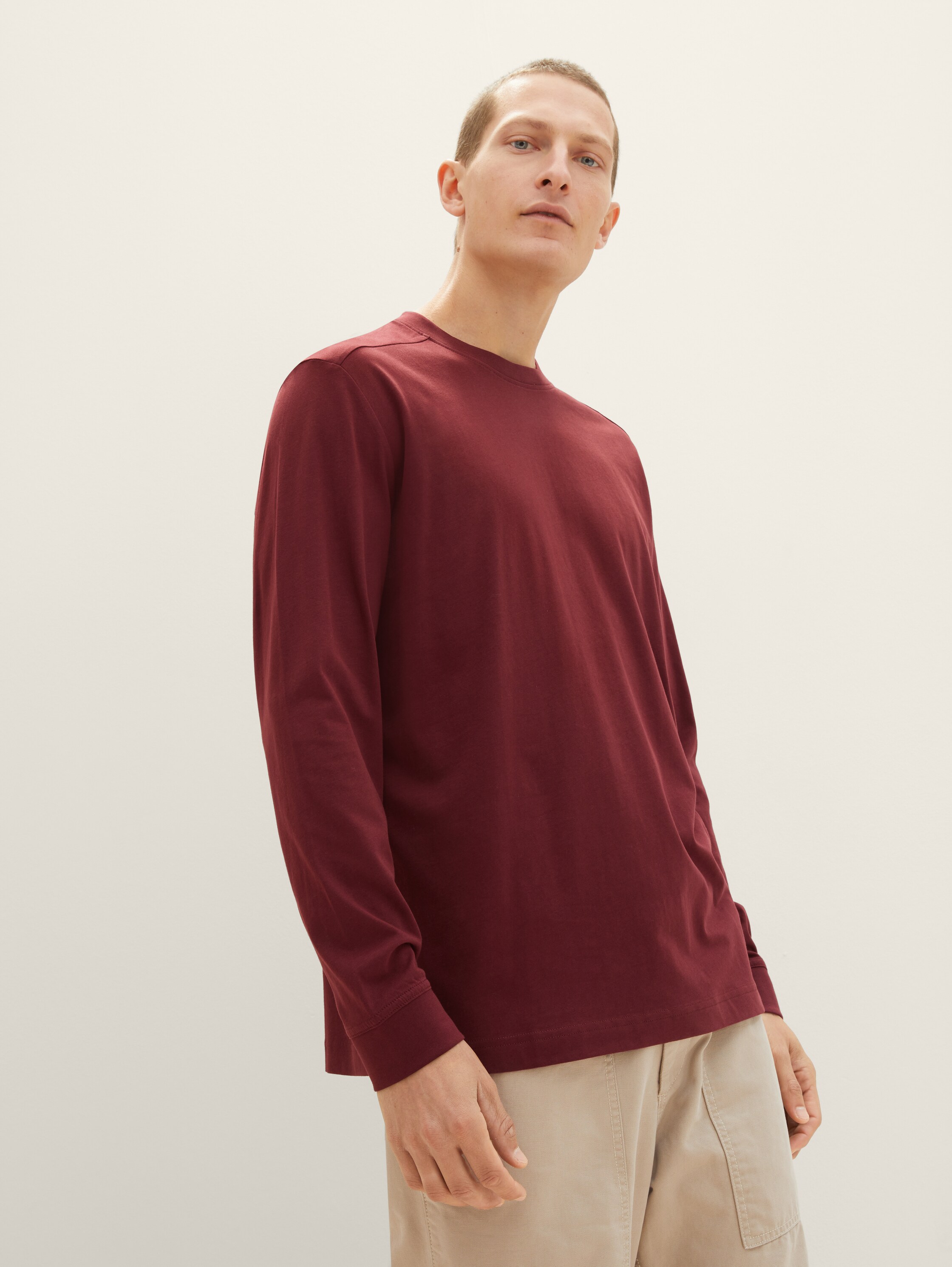 Basic Langarmshirt - 1