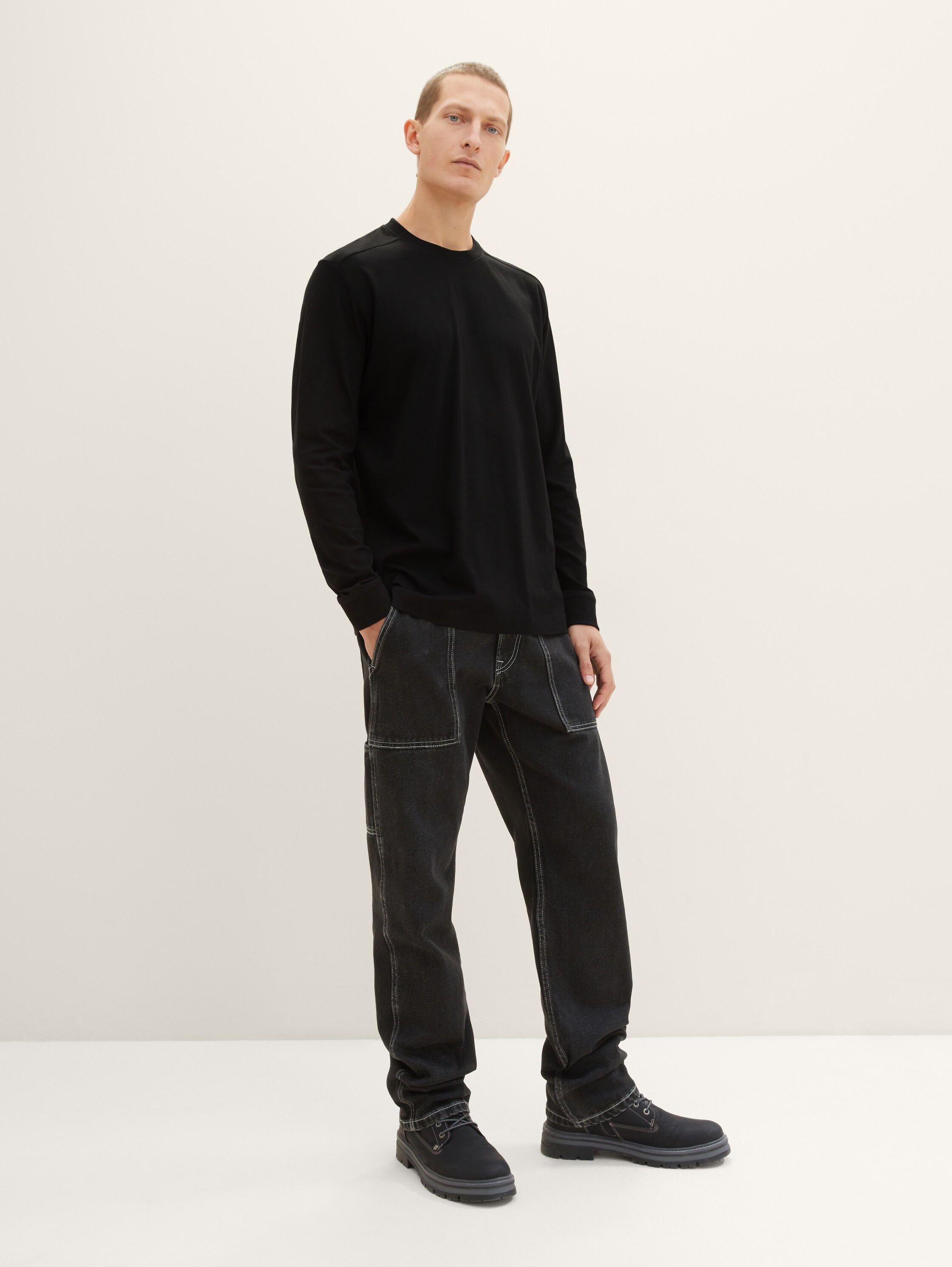 Basic Langarmshirt - 2