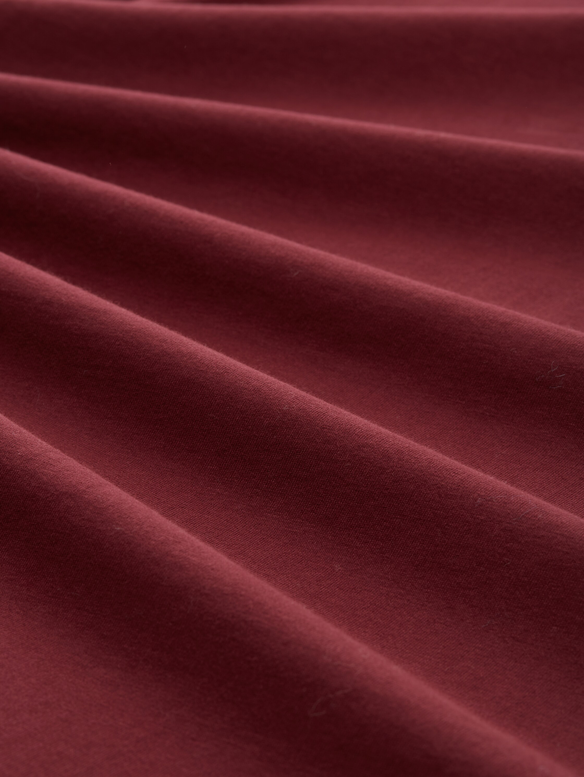 T-shirt with a print - Tawny Port Red - Material view