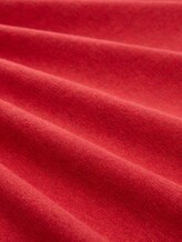 Pull en maille basique en coton - Salsa Red Non-Solid - Vue de la matière