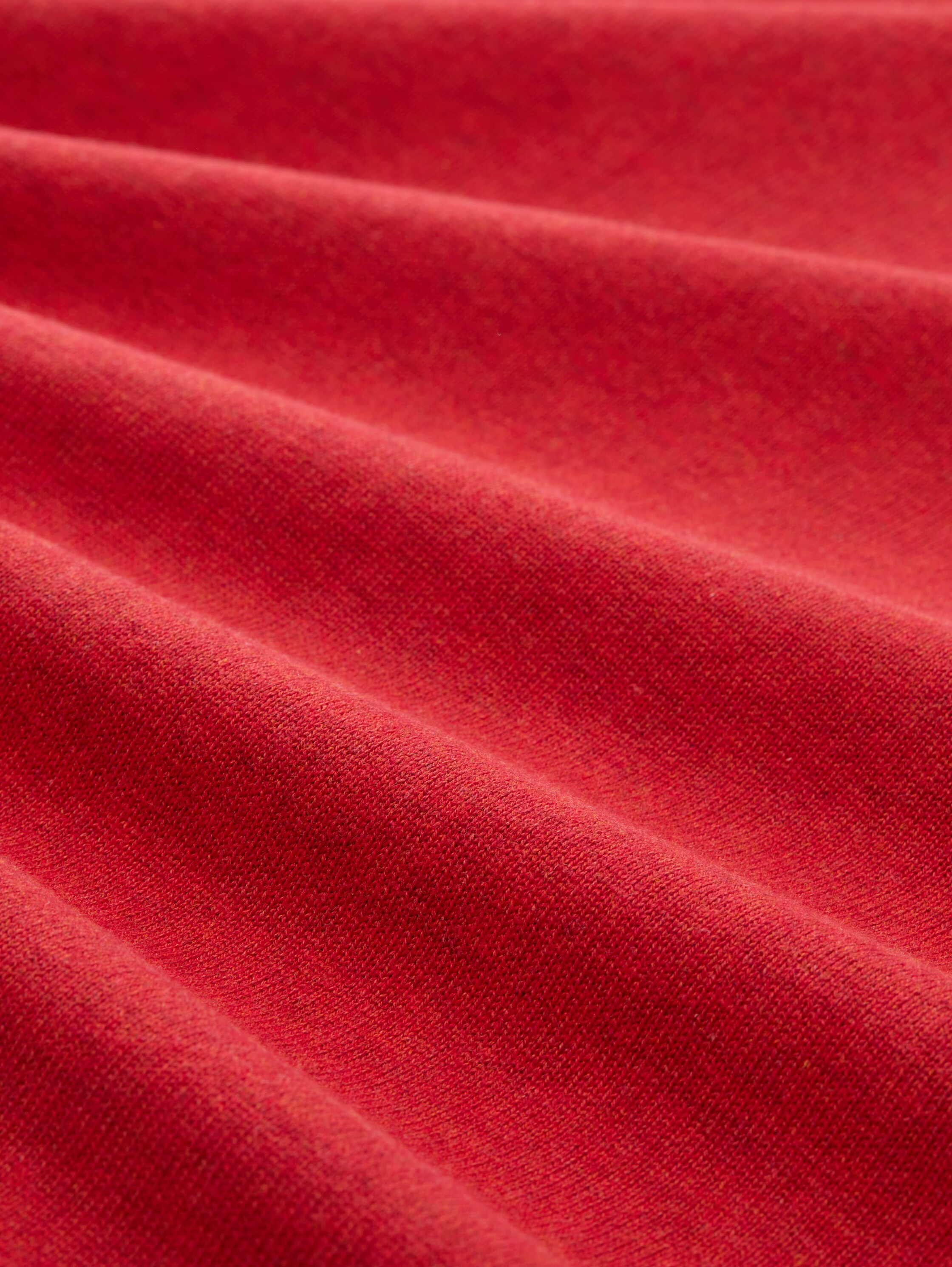 Basic Strickpullover aus Baumwolle - salsa_red_nonsolid - 