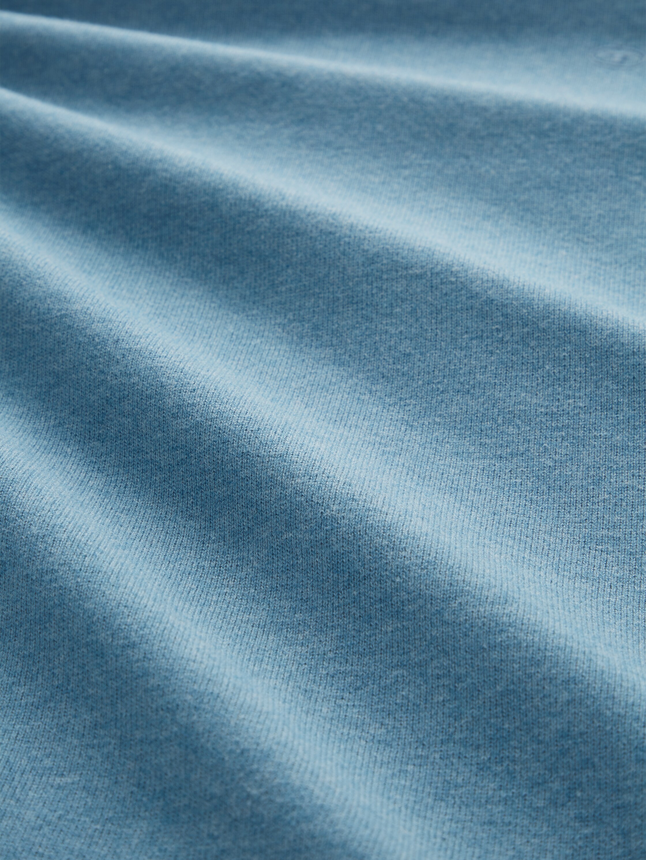 Sweat simple - blue water melange - Vue de la matière