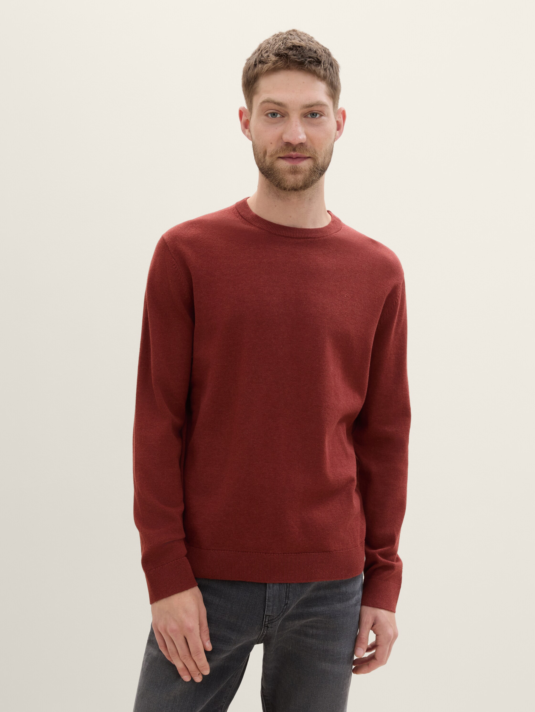 Strickpullover mit Rundhalsausschnitt - 2