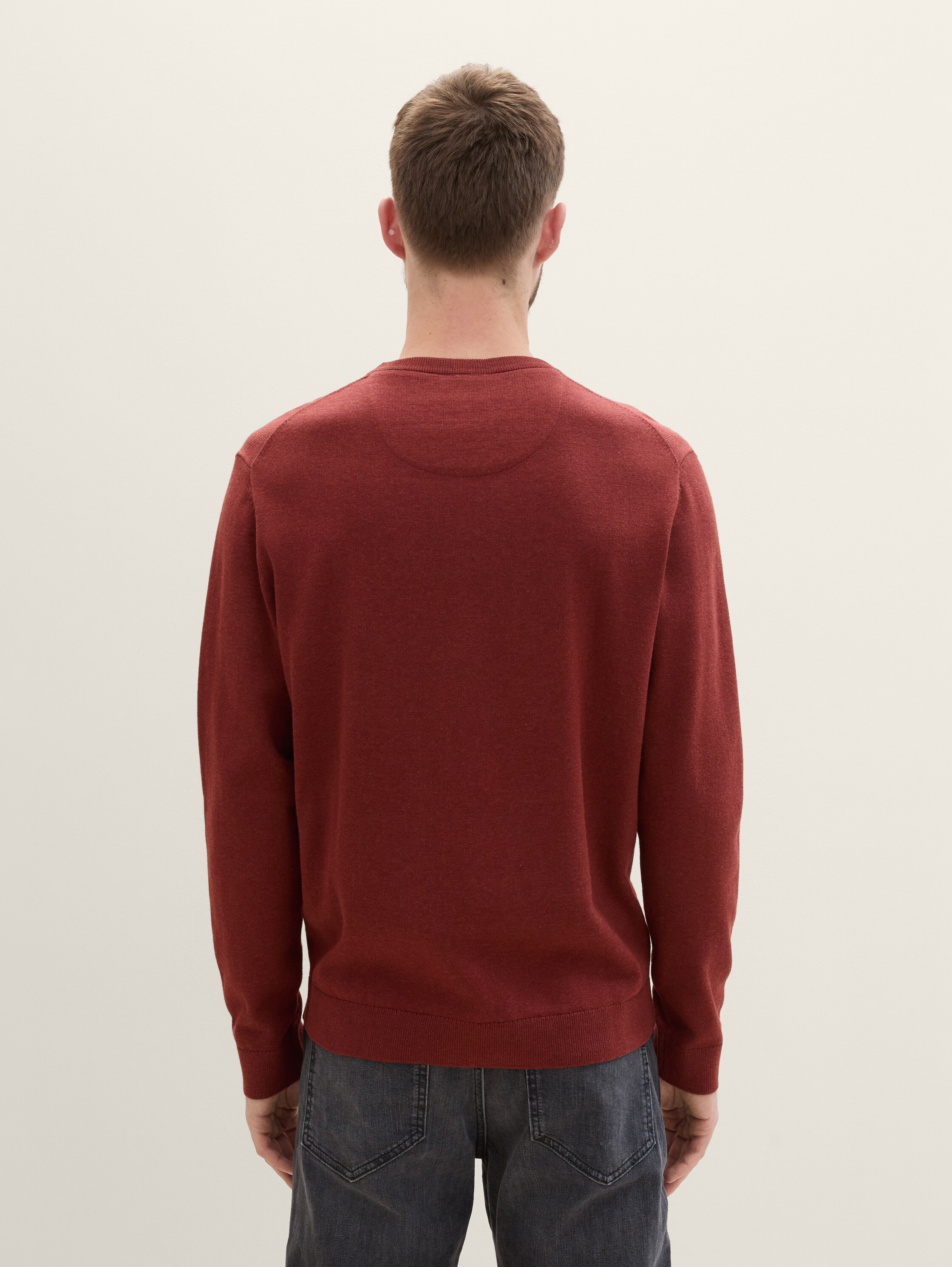 Strickpullover mit Rundhalsausschnitt - 3