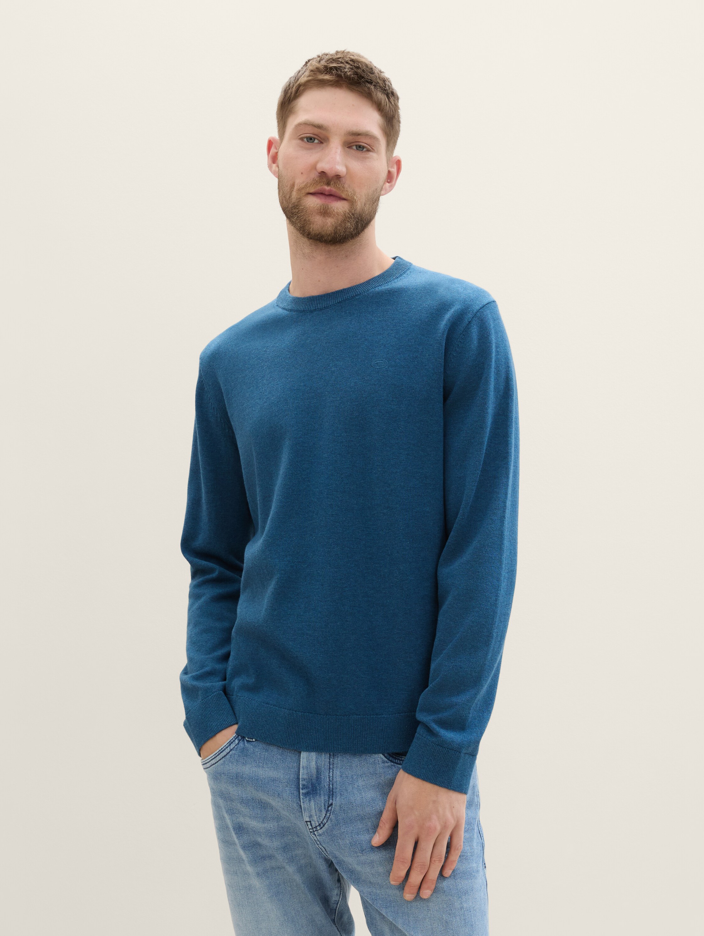 Strickpullover mit Rundhalsausschnitt - 2
