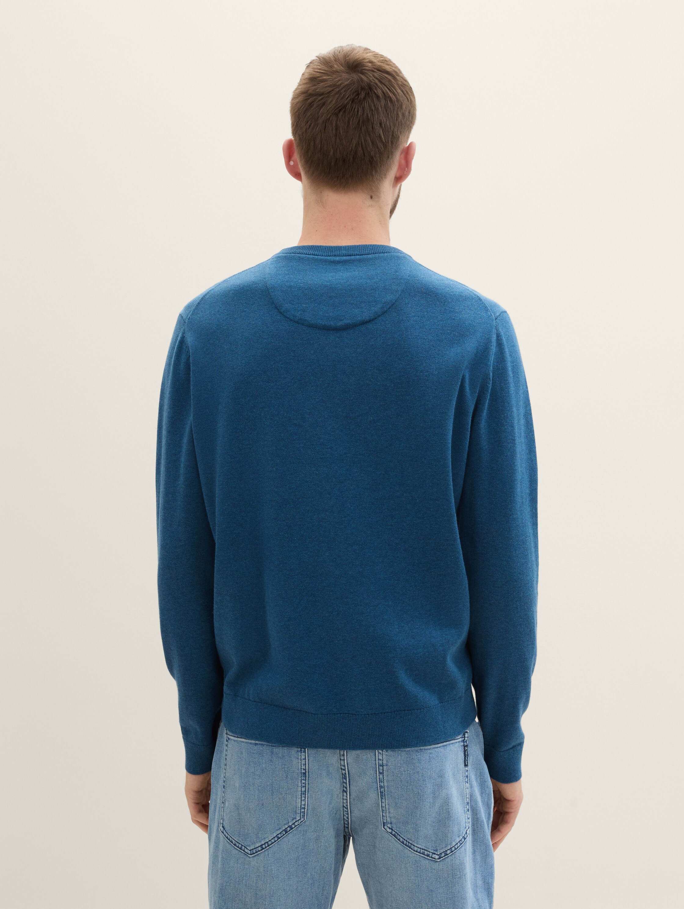 Strickpullover mit Rundhalsausschnitt - 3