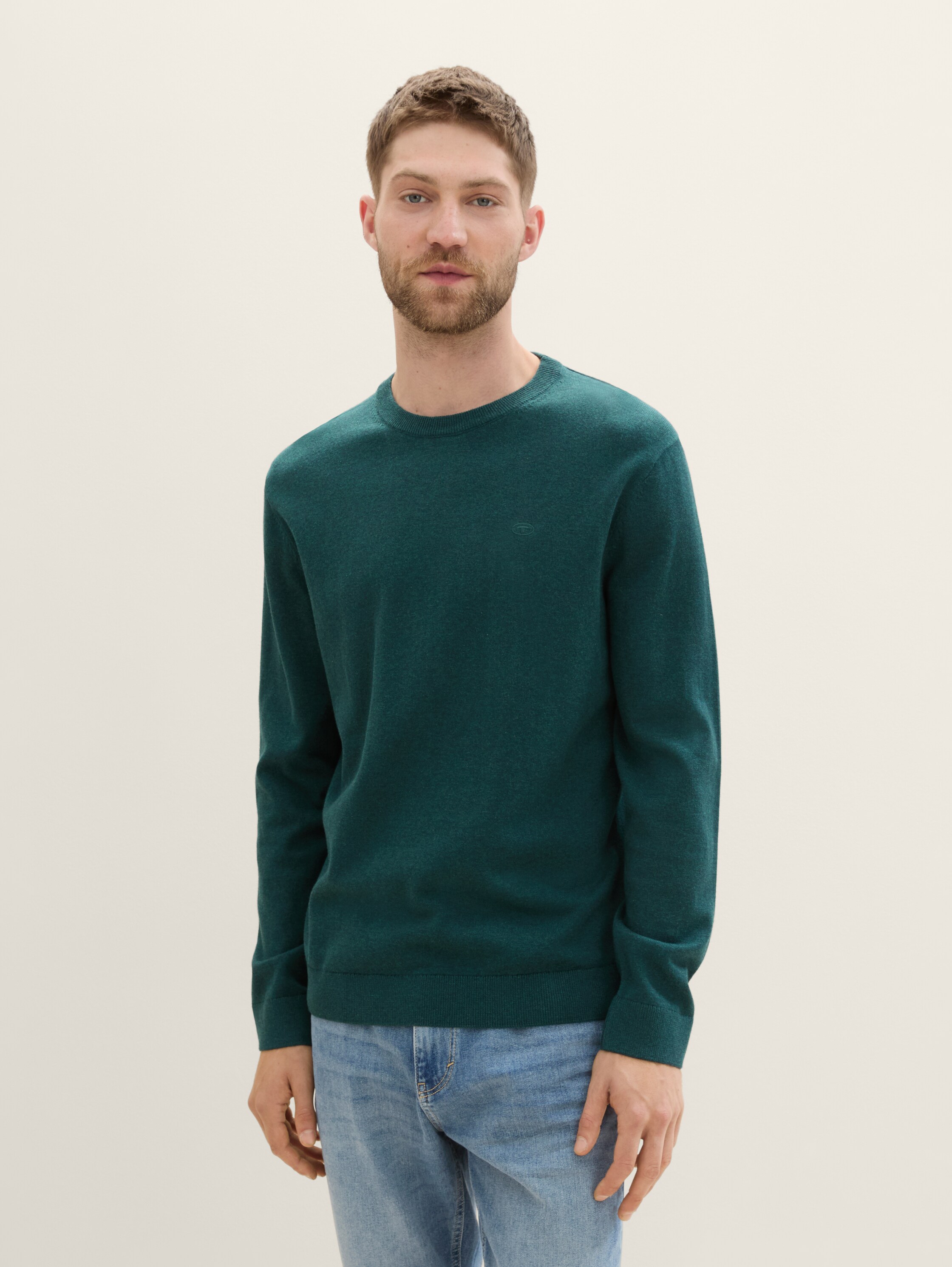 Strickpullover mit Rundhalsausschnitt - 2