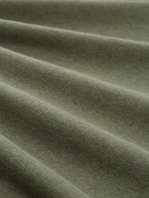 Pull en maille basique en coton - tea leaf melange - Vue de la matière