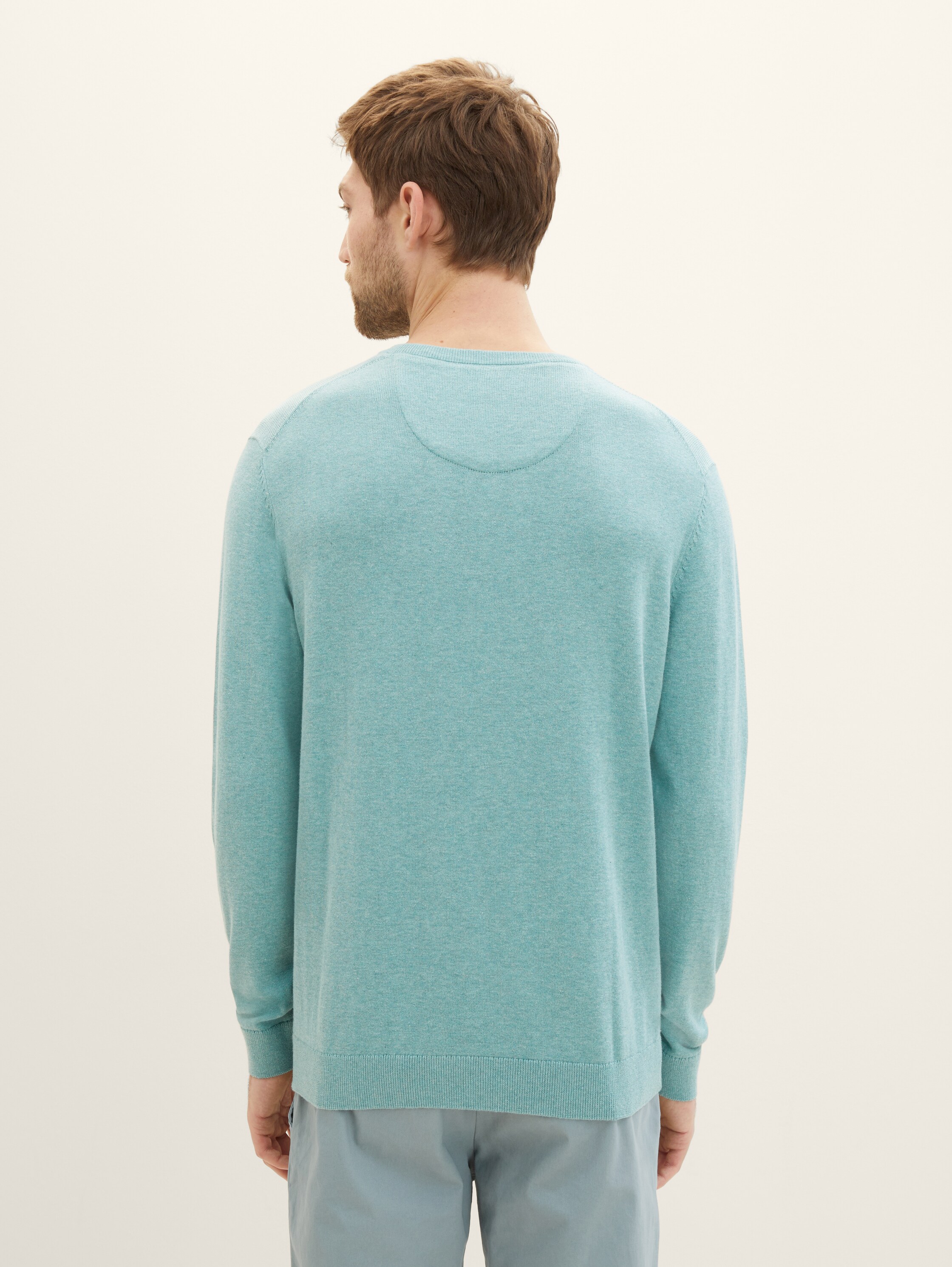 Strickpullover mit V-Ausschnitt - 4