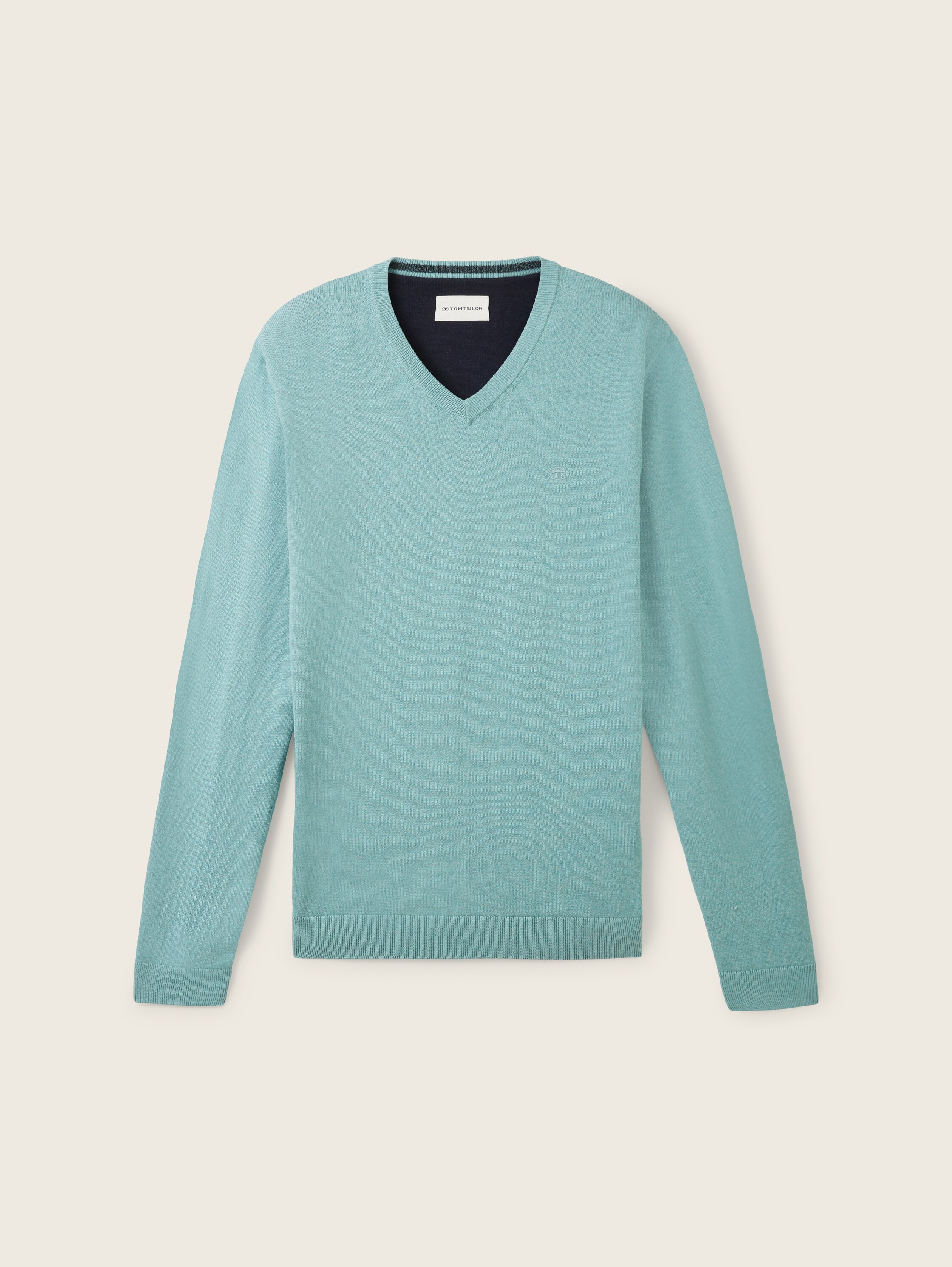 Strickpullover mit V-Ausschnitt - 5