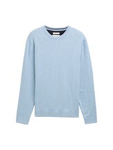 Nicht ausgewählt, Basic Strickpullover aus Baumwolle von , blau