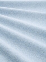 Pull en maille basique en coton - light metal blue melange - Vue de la matière