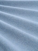 Pull en maille basique en coton - mountain spring blue melange - Vue de la matière