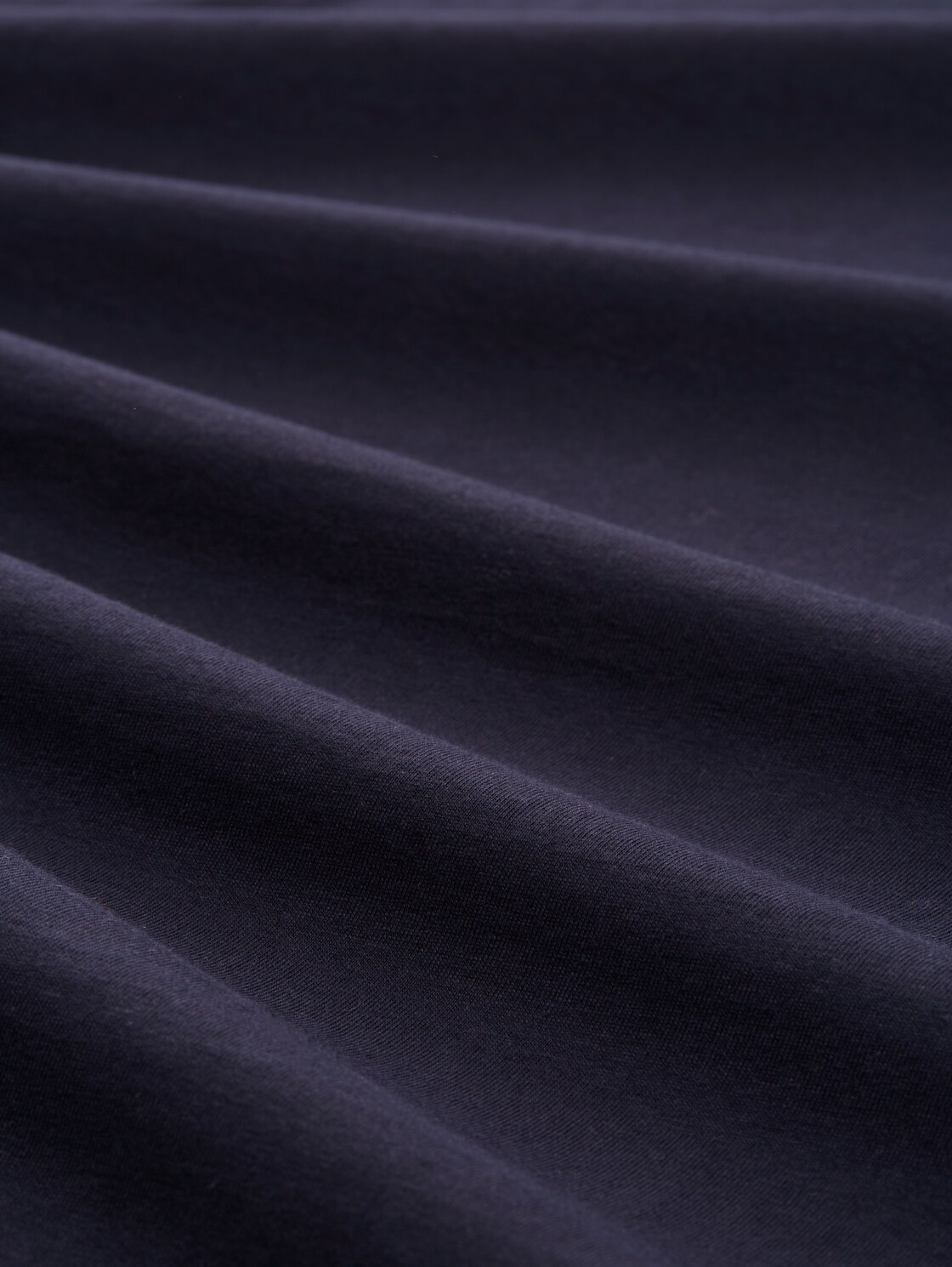 Plus Size - T-Shirt mit Logo Print - sky captain blue - Material-Ansicht