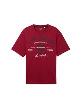 Nicht ausgewählt, Plus Size - T-Shirt mit Logo Print von , rot