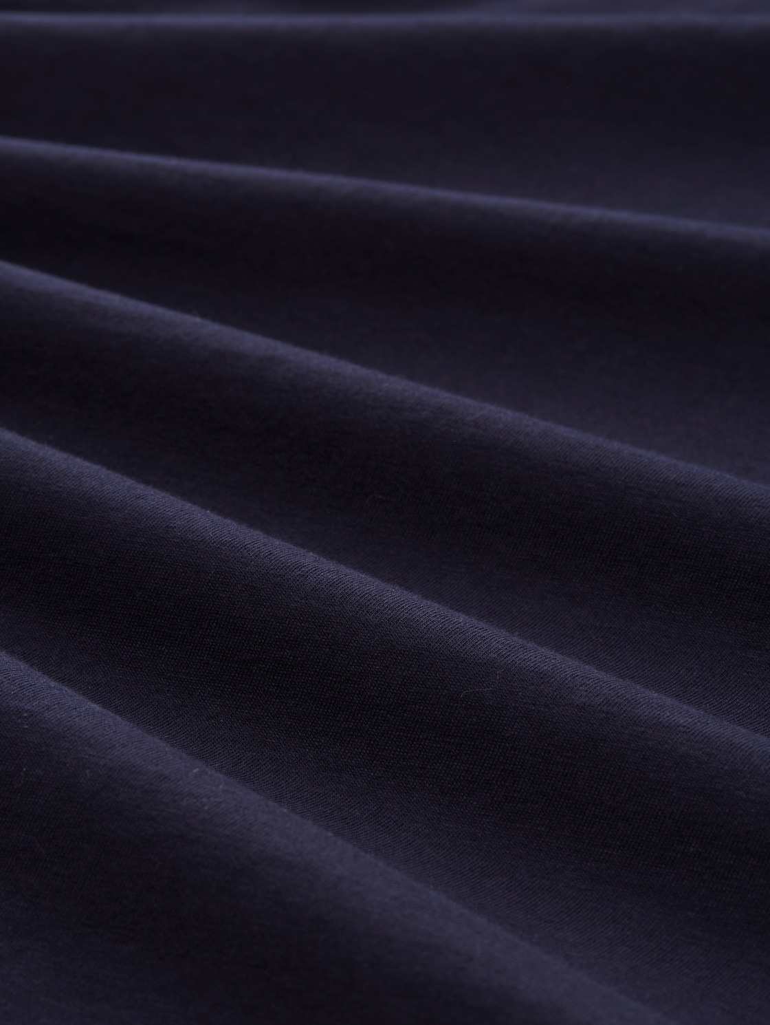 Plus Size - T-Shirt mit Logo-Print - sky captain blue - Material-Ansicht