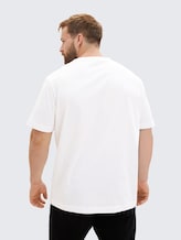 Plus Size - T-Shirt im 2er-Pack - White - Auschnitt Model-Rückansicht