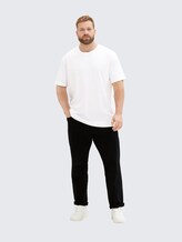 Plus Size - T-Shirt im 2er-Pack - White - Model-Vorderansicht