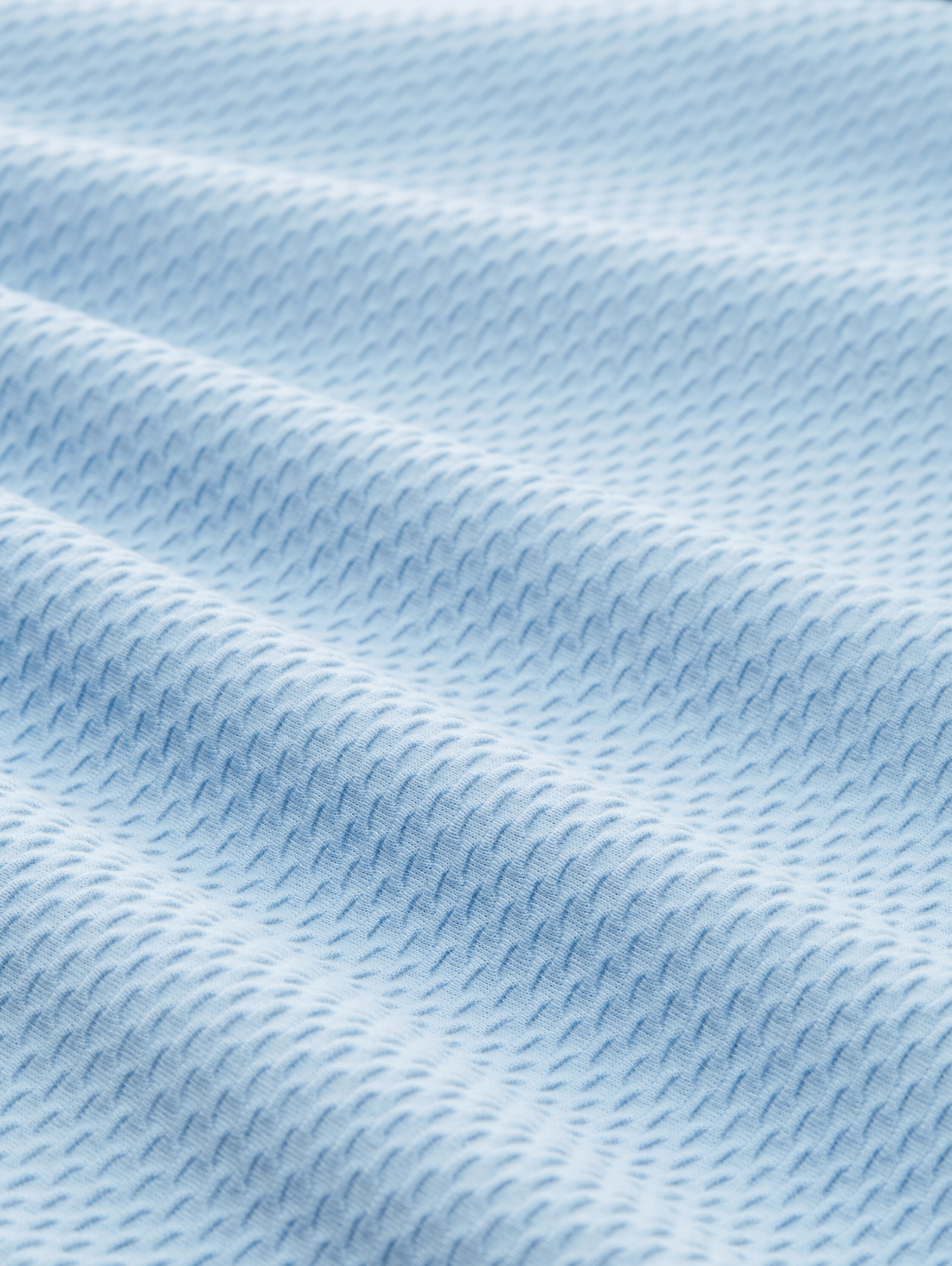 Sweat-shirt à fronces - Soft Charming Blue - Vue de la matière