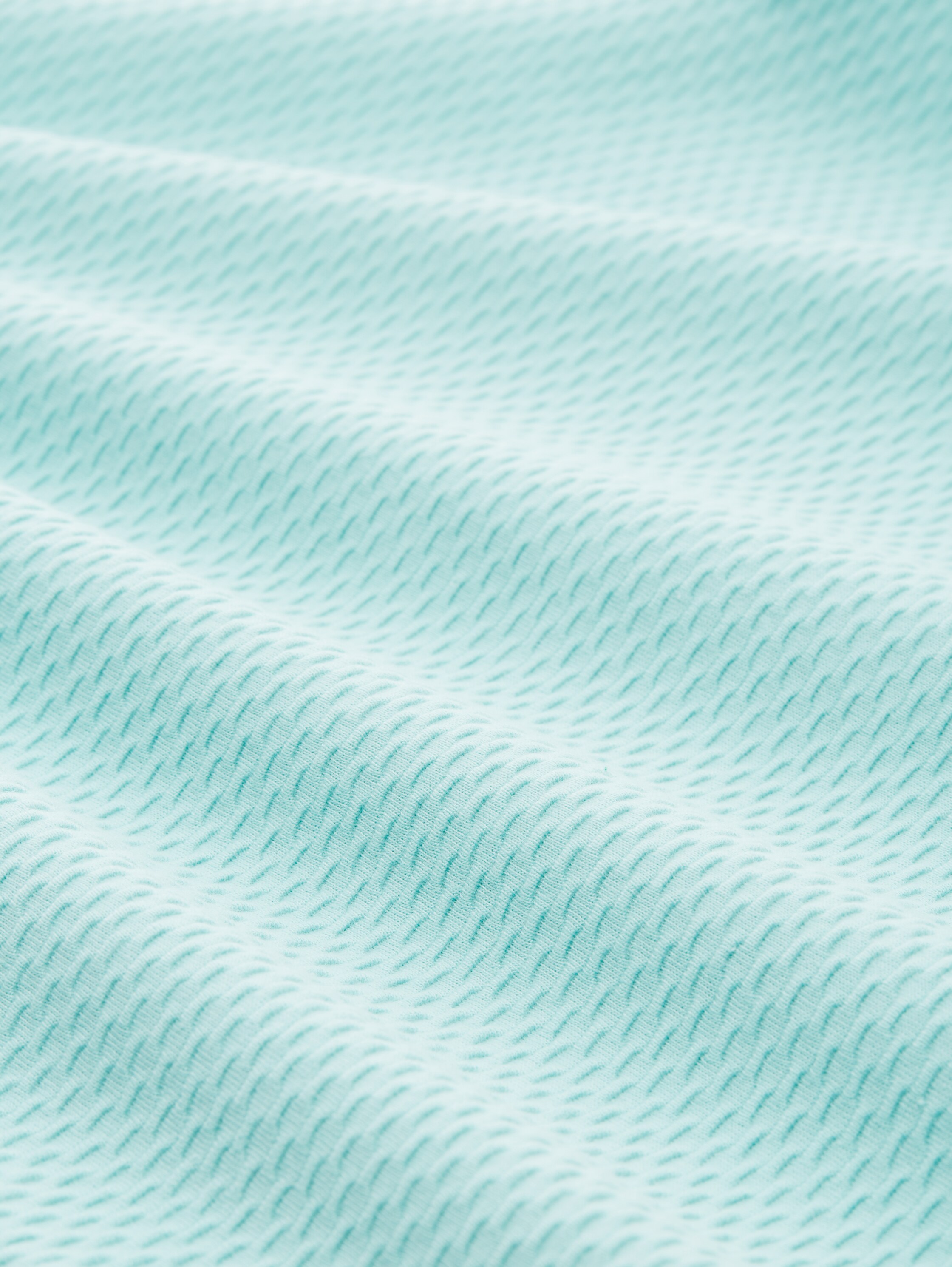 Sweat-shirt à fronces - pastel turquoise - Vue de la matière