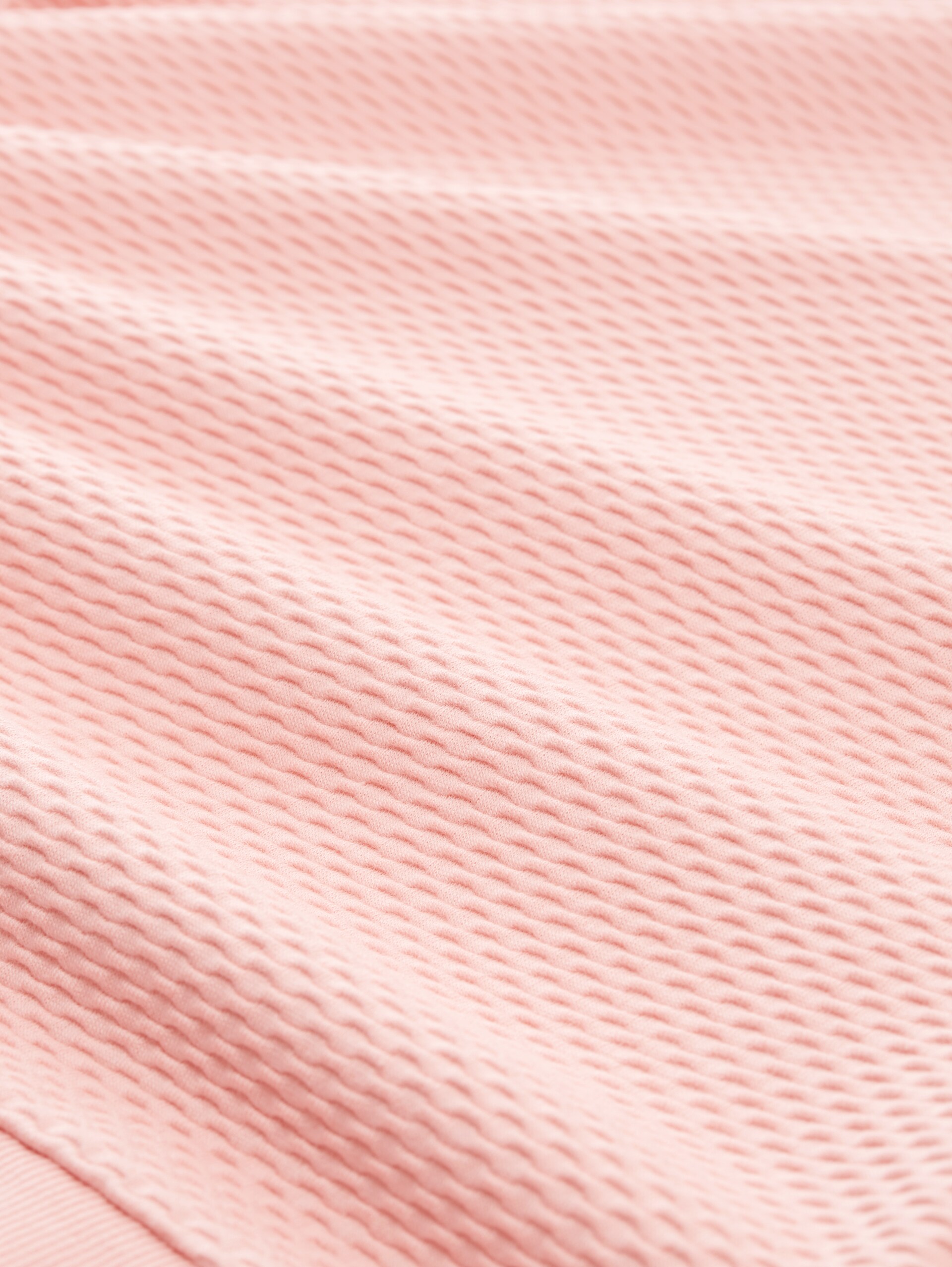 Sweatshirt mit Raffungen - crystal pink - Material-Ansicht