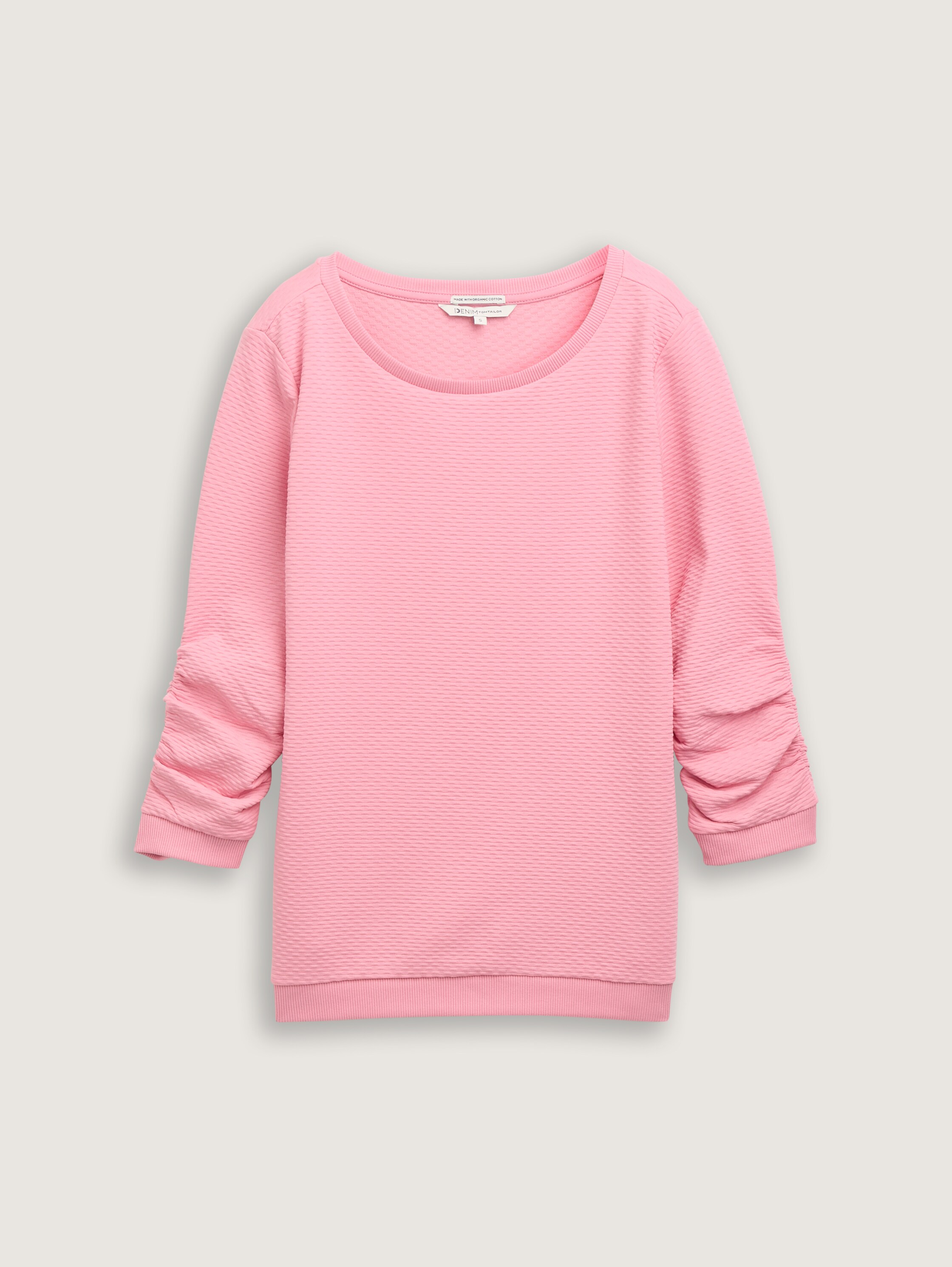 Sweatshirt mit Raffungen - 3