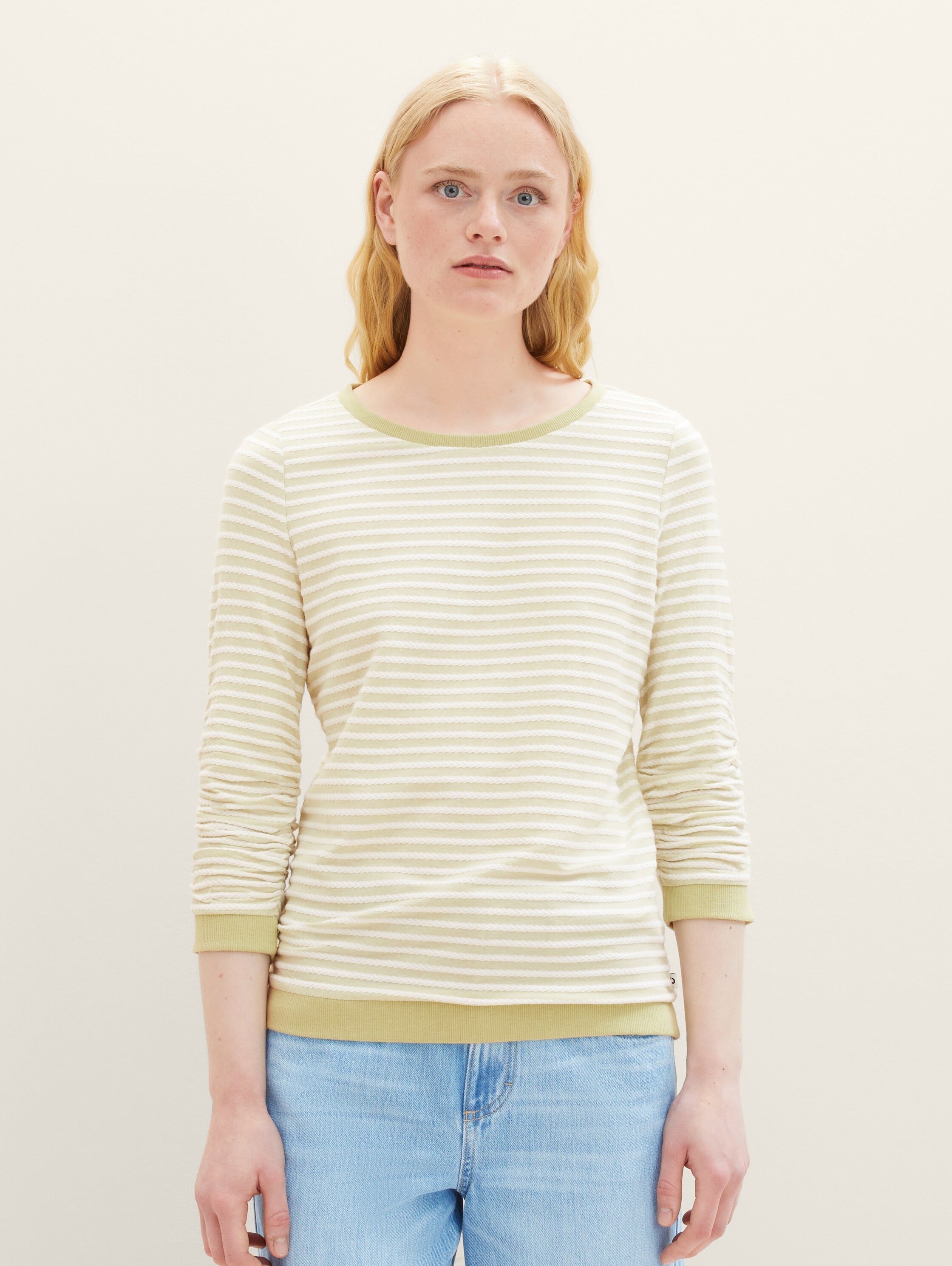 Sweatshirt mit Streifenmuster - 3