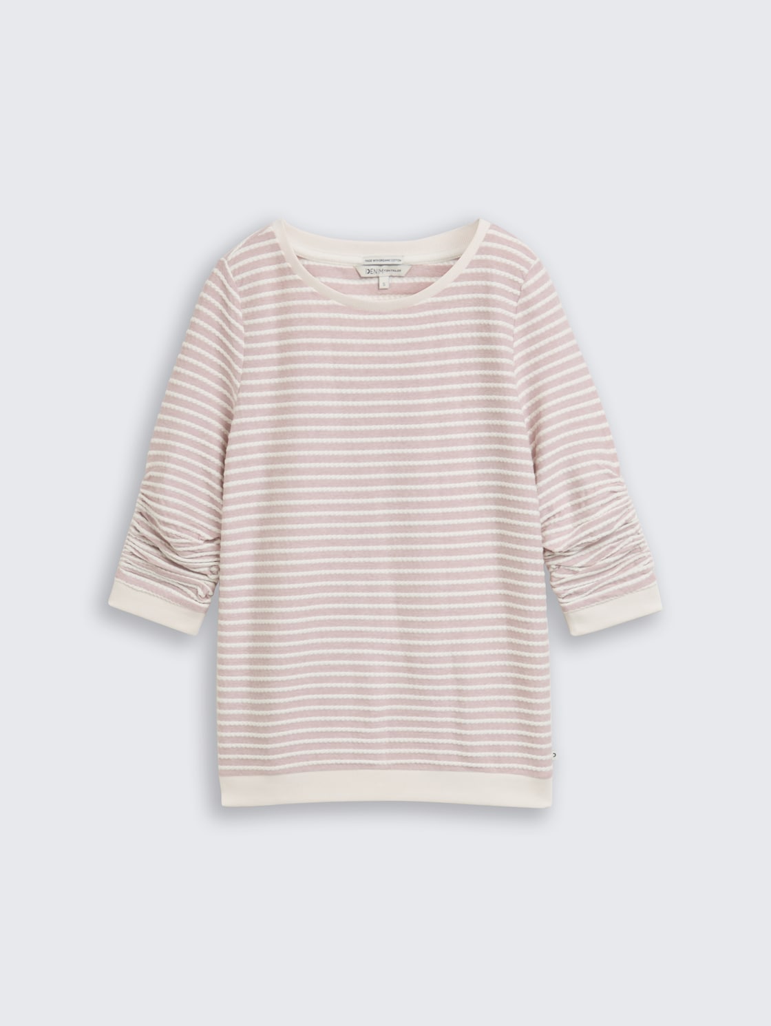 Sweatshirt mit Streifenmuster - rose white structured stripe - Vorder-Produkt-Ansicht