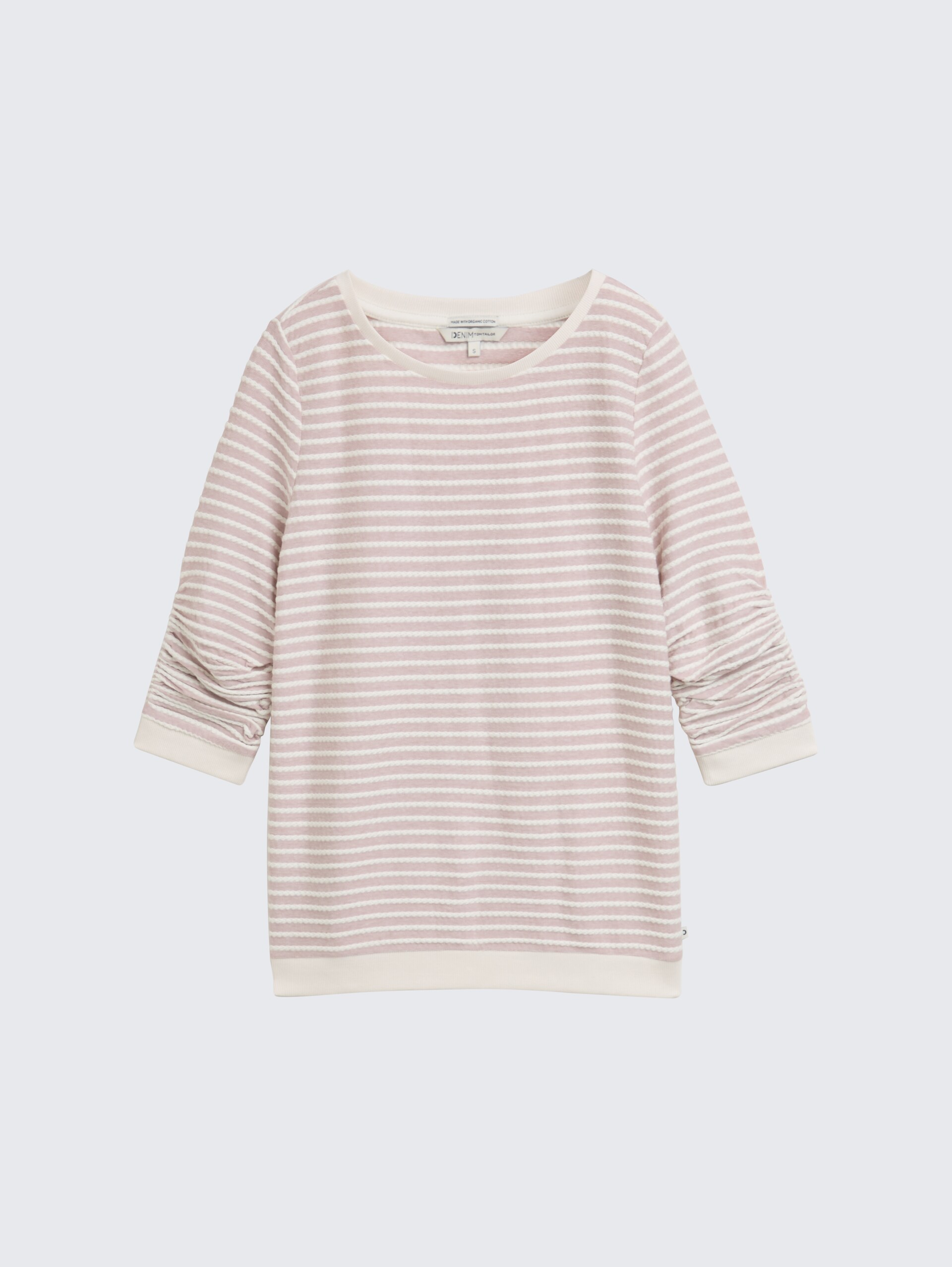 Sweatshirt mit Streifenmuster - rose white structured stripe - Vorder-Produkt-Ansicht