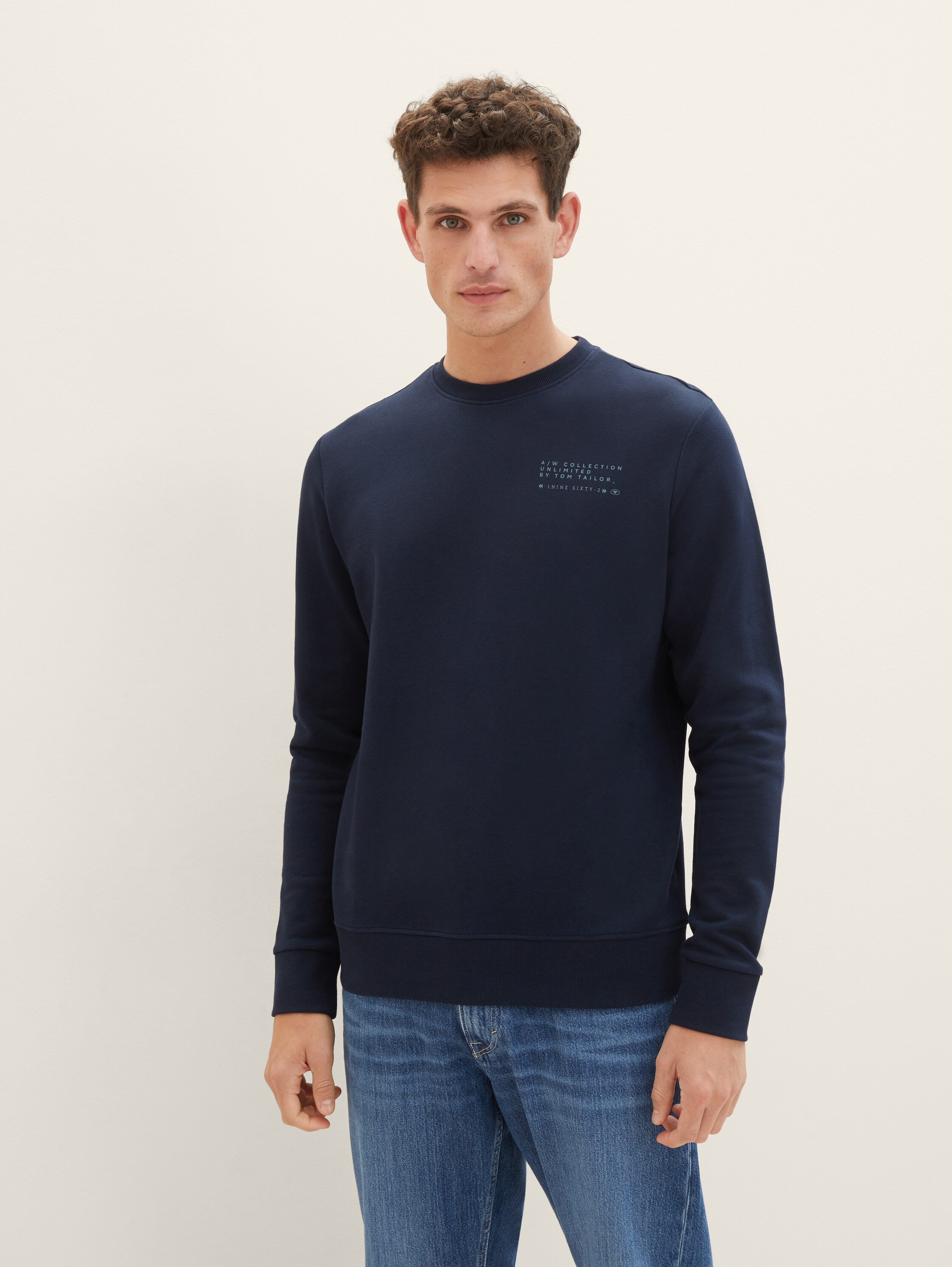 Sweatshirt mit Textprint - 3