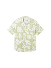 Sélectionné, Chemise décontractée avec imprimé allover par Tom Tailor, verdoyant