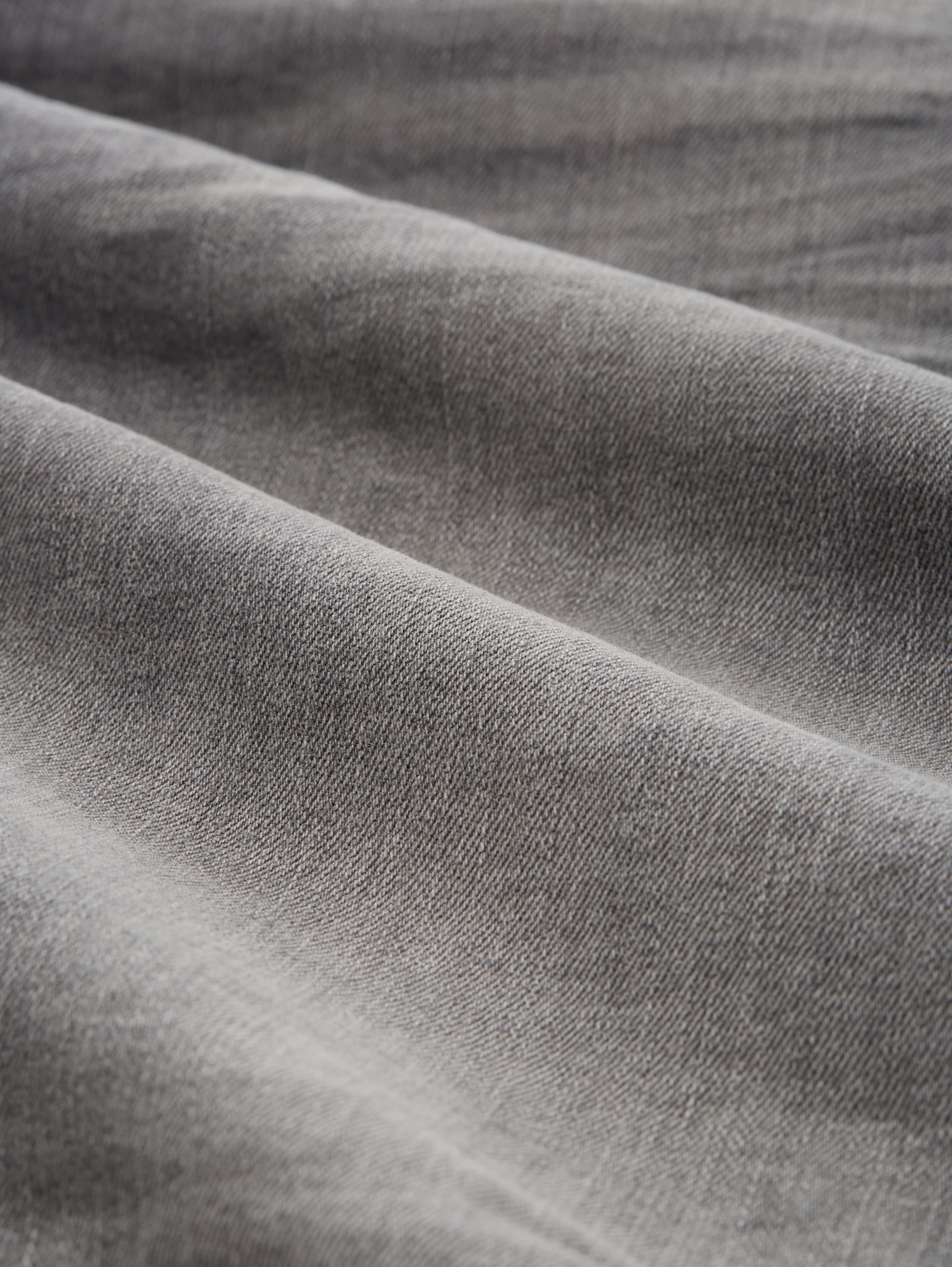 TTJOSH REGULAR SLIM Jeans Shorts - used light stone grey denim - Material-Ansicht