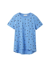 Non sélectionné, T-shirt loose fit en coton par Tom Tailor, bleu