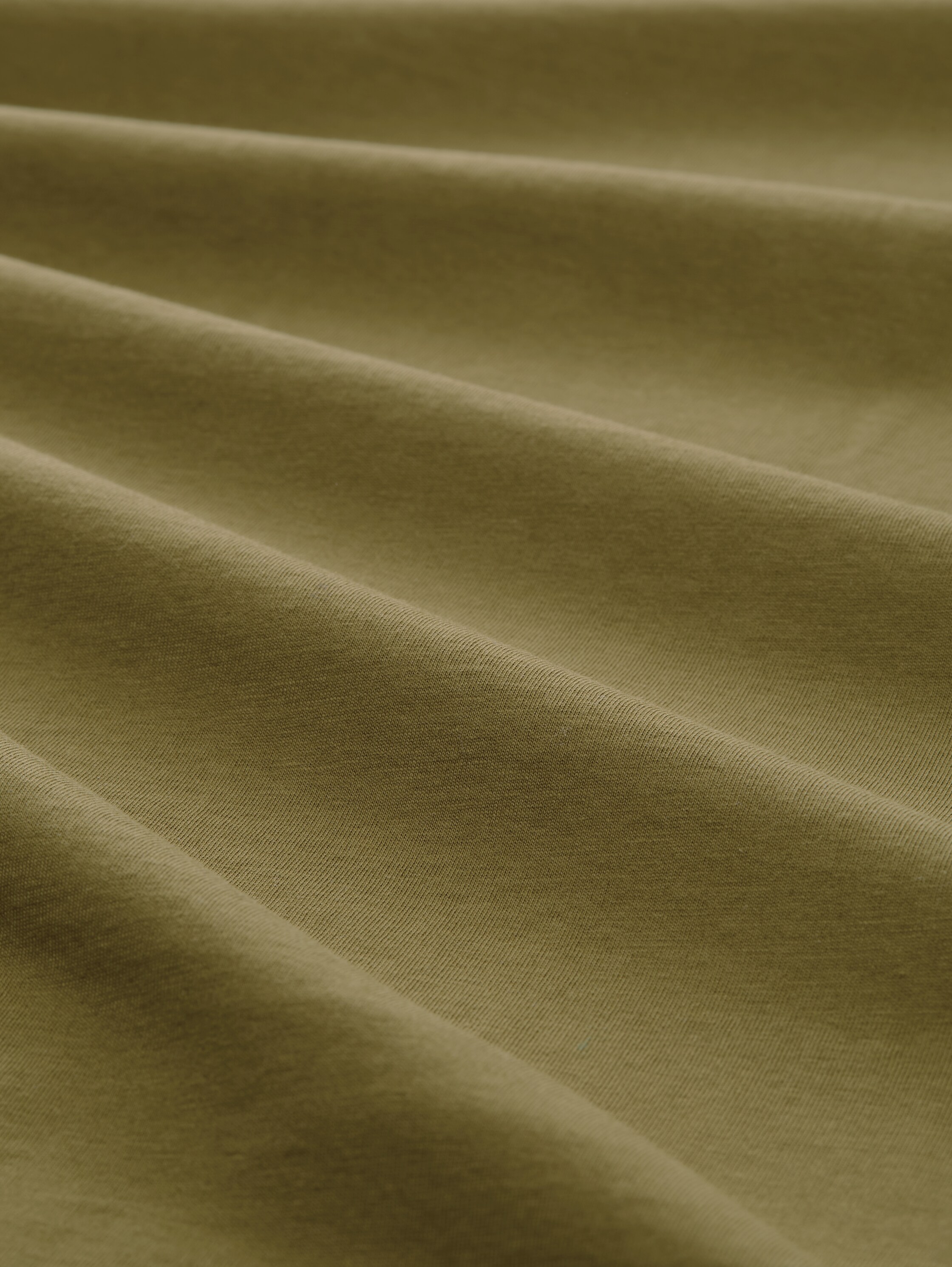 Loose Fit T-Shirt aus Baumwolle - warm_moss_green - 