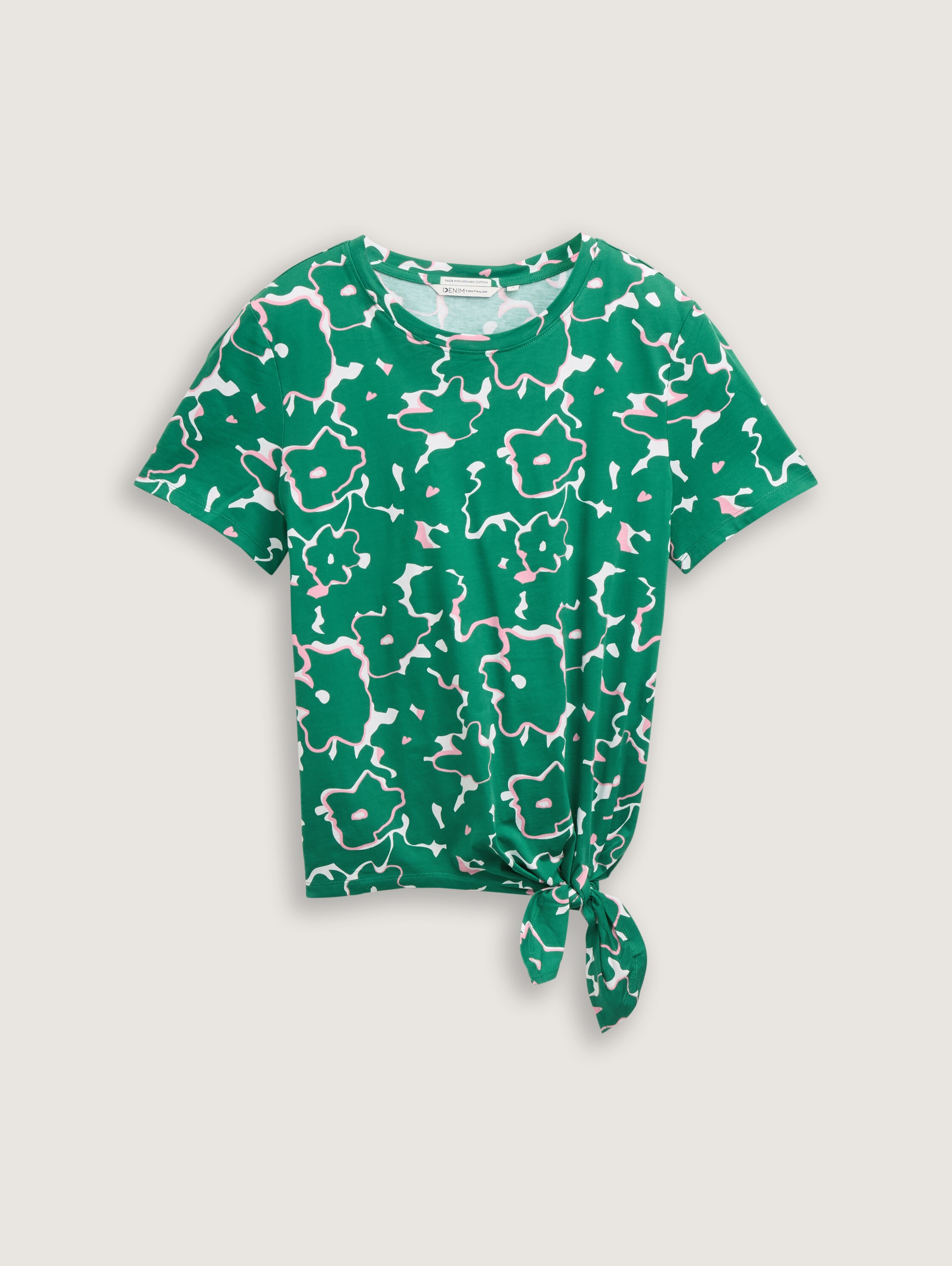 T-Shirt mit Knoten-Detail - 3