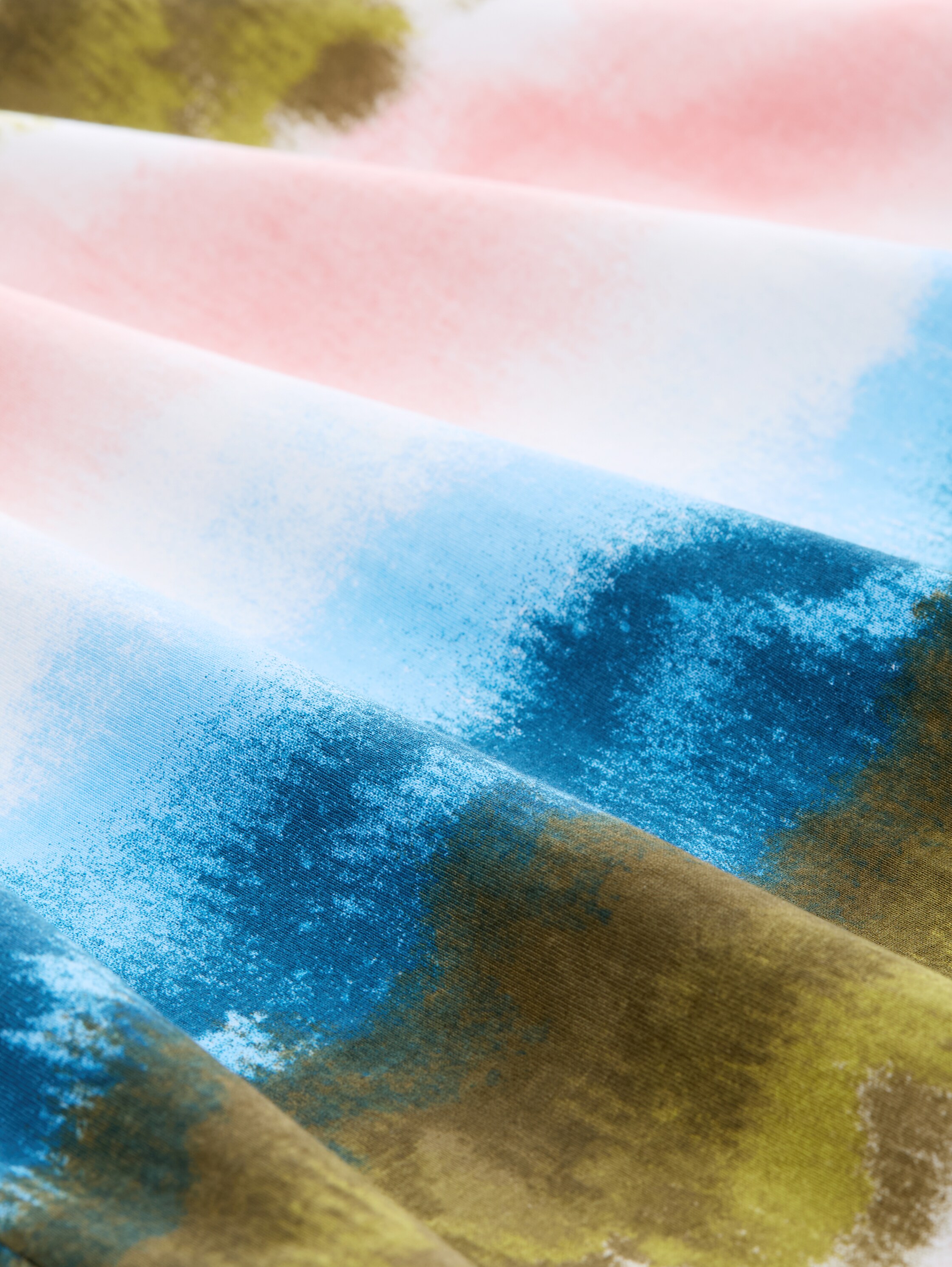 T-Shirt mit Knoten-Detail - watercolor_print - 