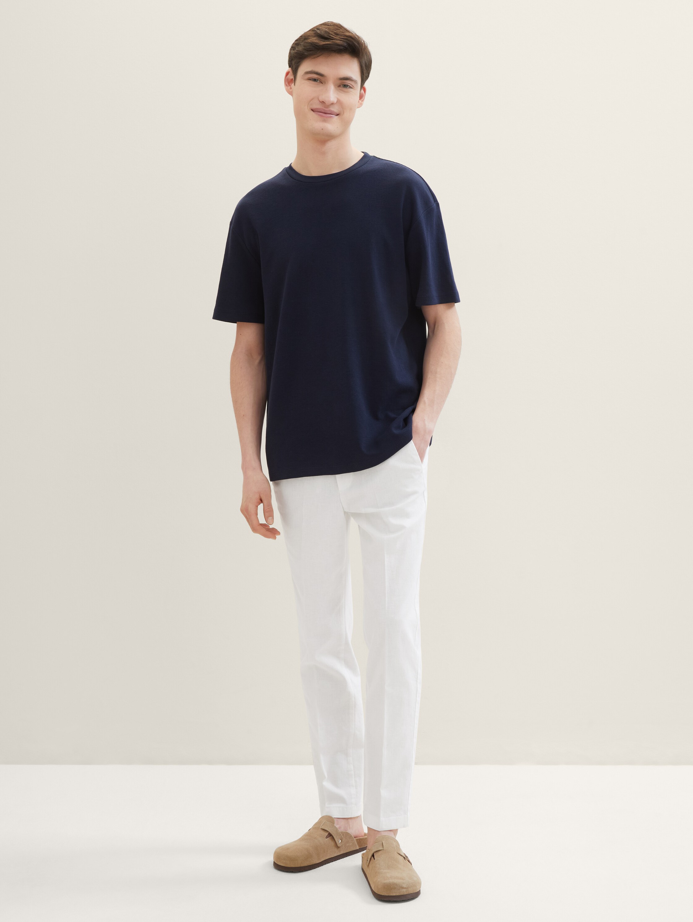 Relaxed Tapered Hose mit Leinen - 2
