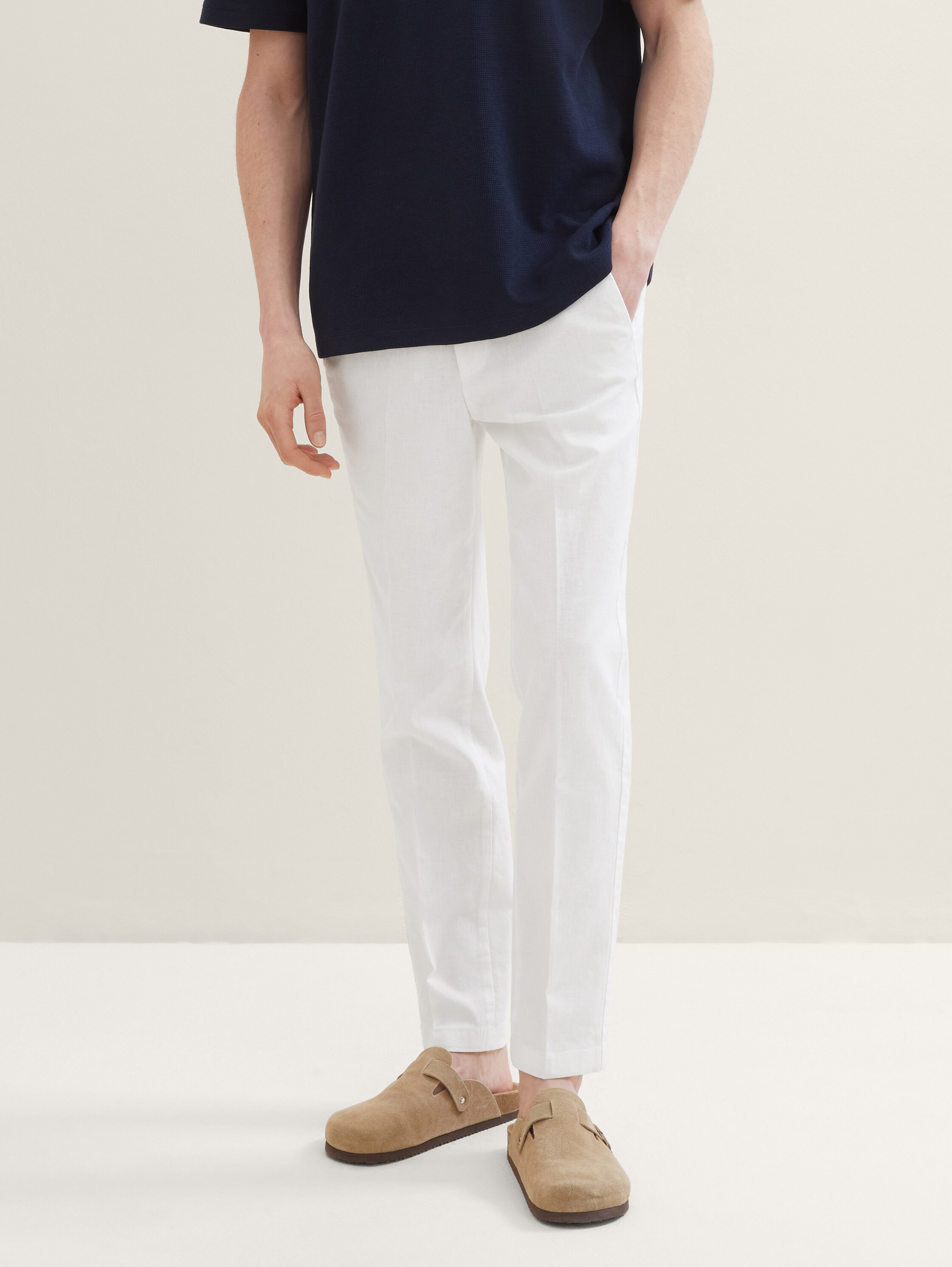 Relaxed Tapered Hose mit Leinen - 6