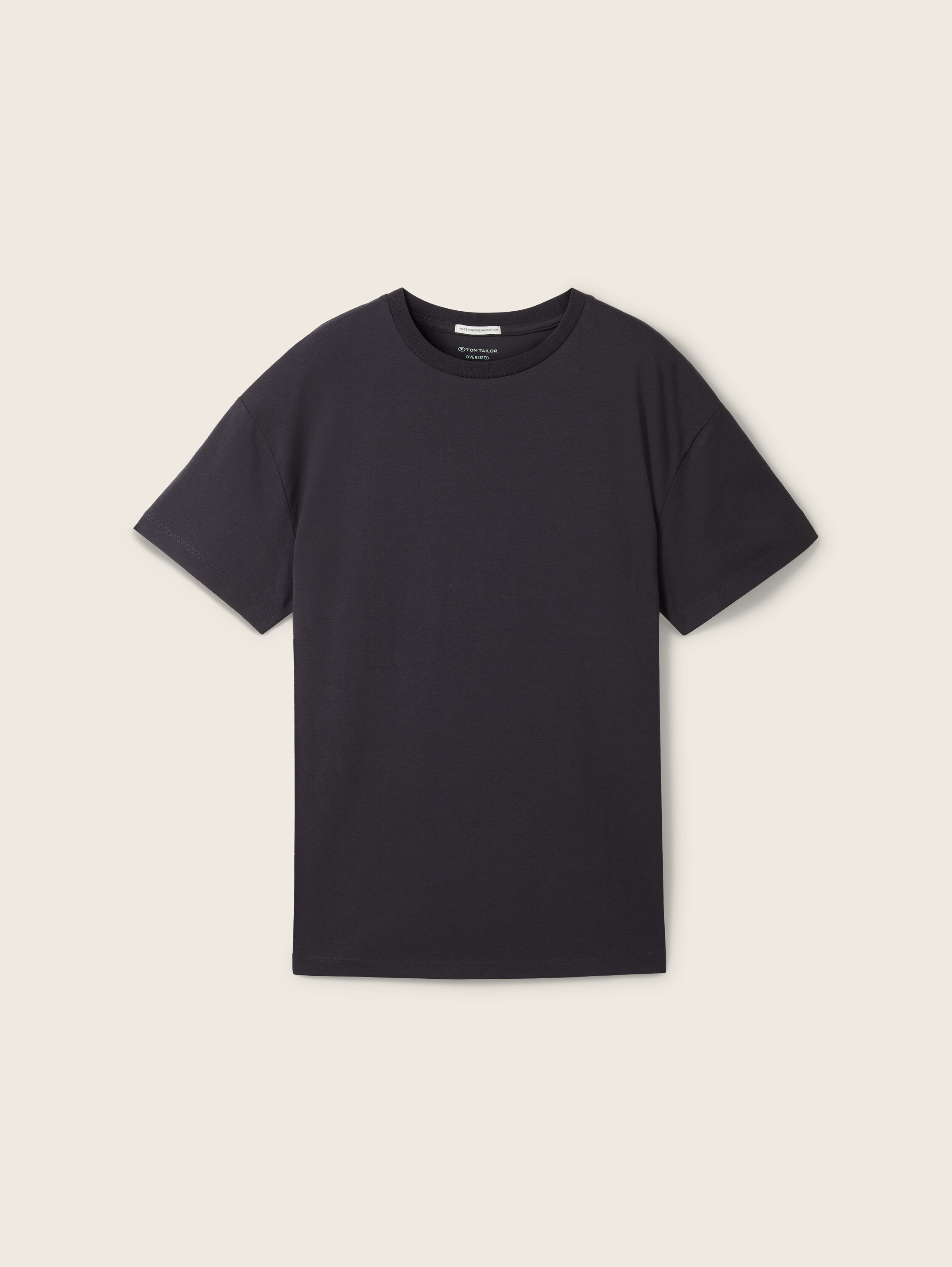 T-Shirt mit Bio-Baumwolle - blau - Produktansicht