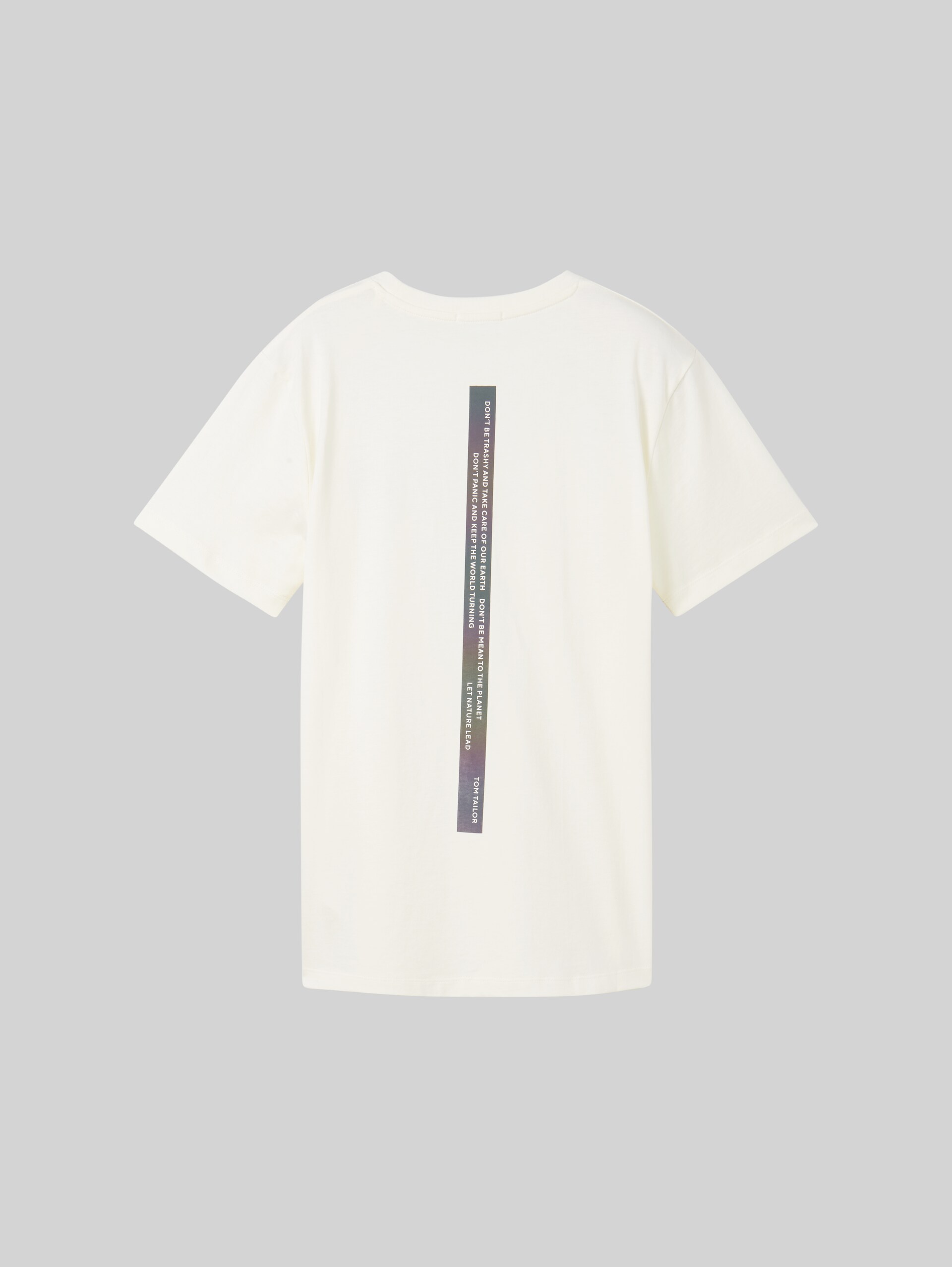 T-Shirt mit Bio-Baumwolle - Wool White