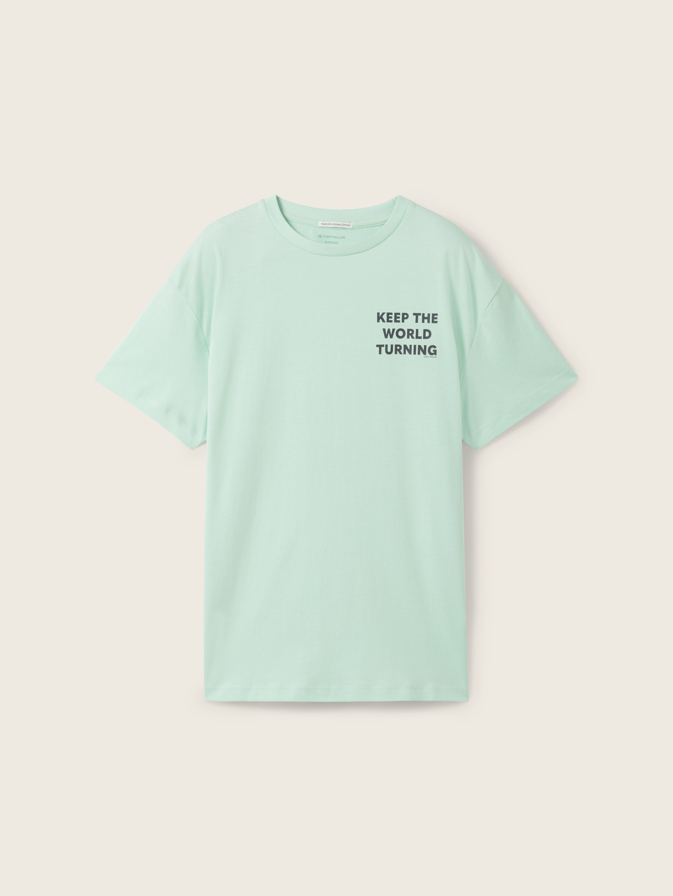 Oversized T-Shirt mit Bio-Baumwolle - 1