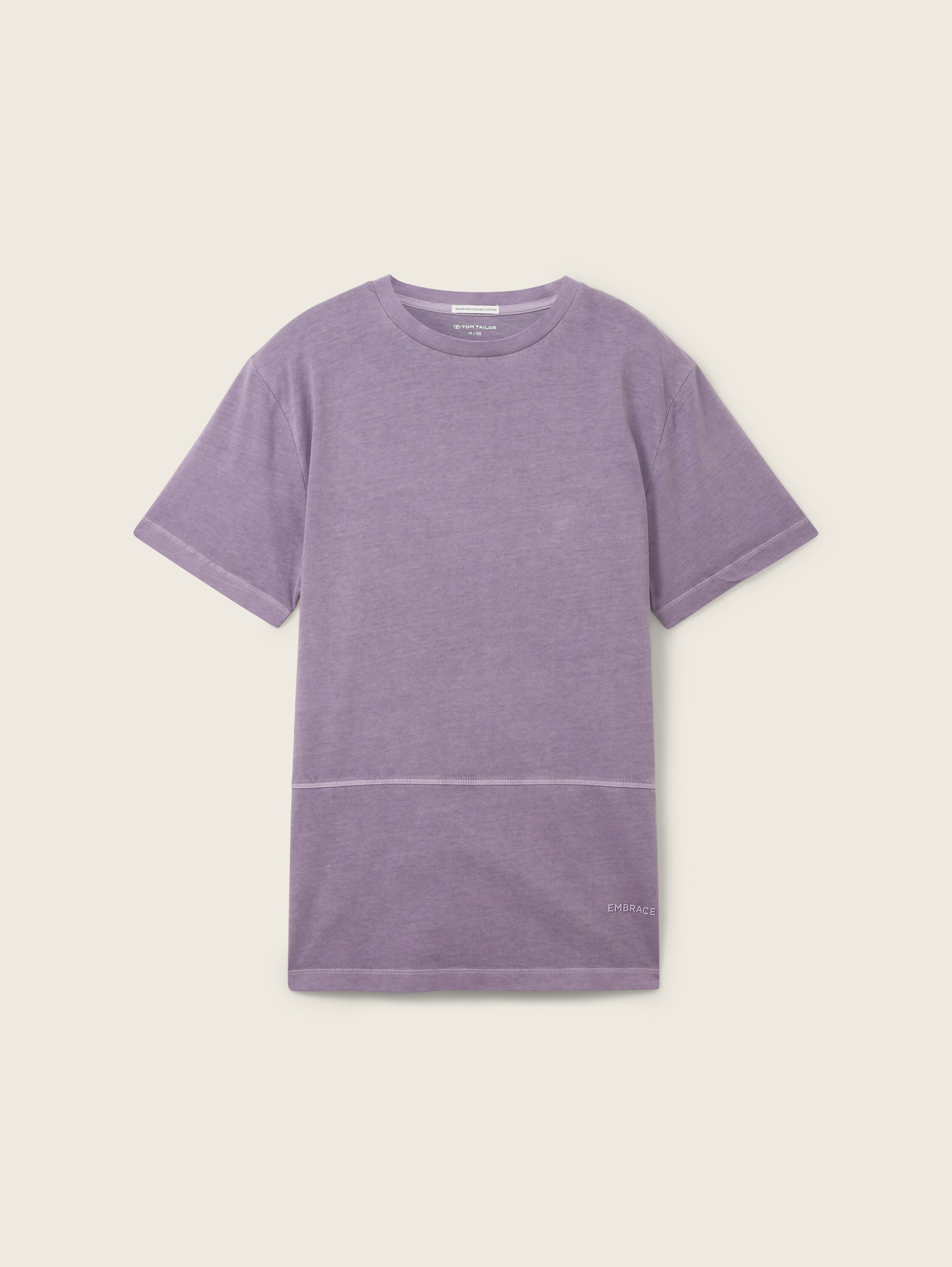 T-Shirt mit Bio-Baumwolle - lila - Produktansicht