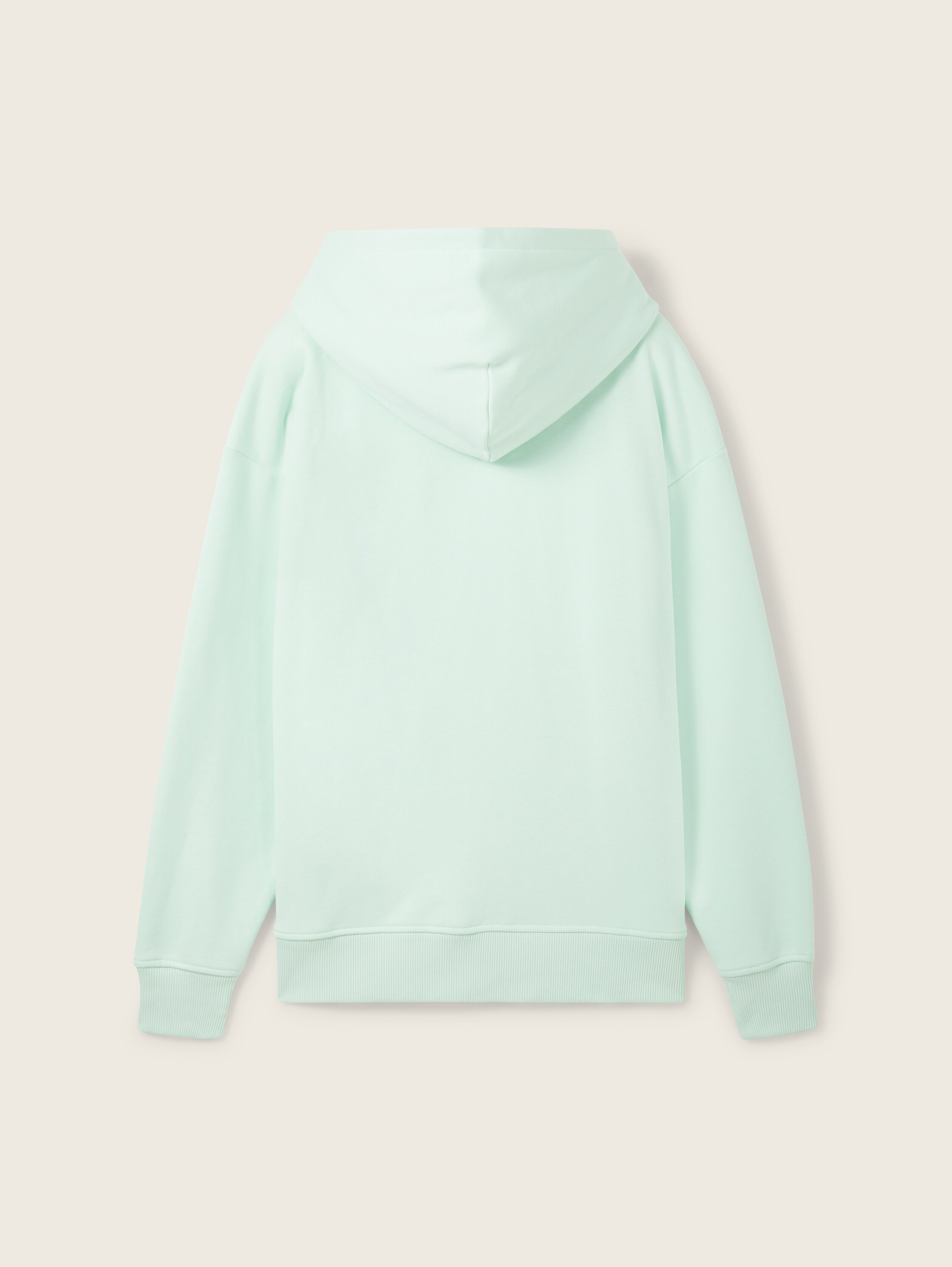 Oversized hoodie met biologisch katoen - pastel apple green