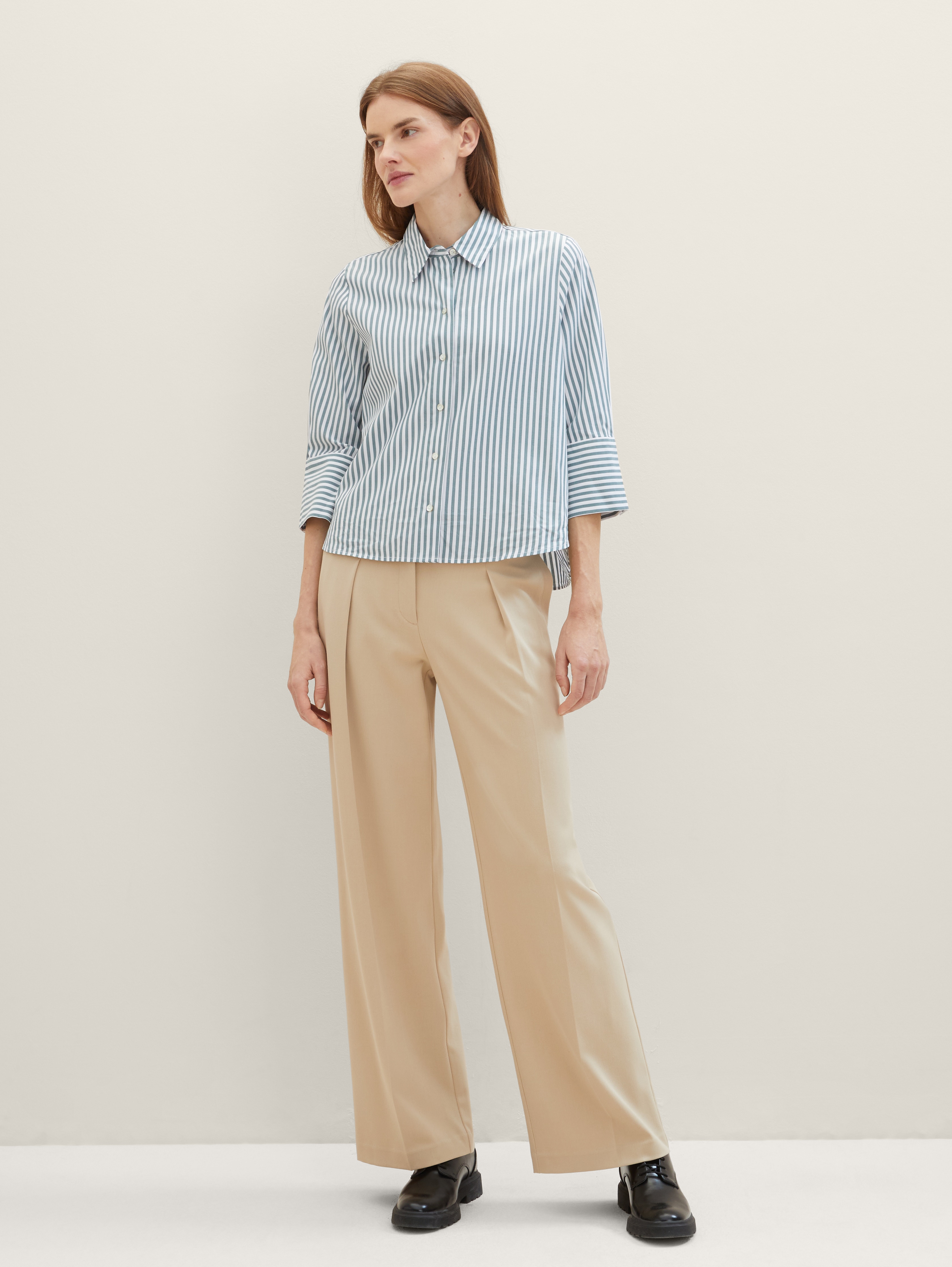 ブラウス Lyocell stripe blouse Lyocell stripe blouse（シャツ・ブラウス） | CODE A（コード