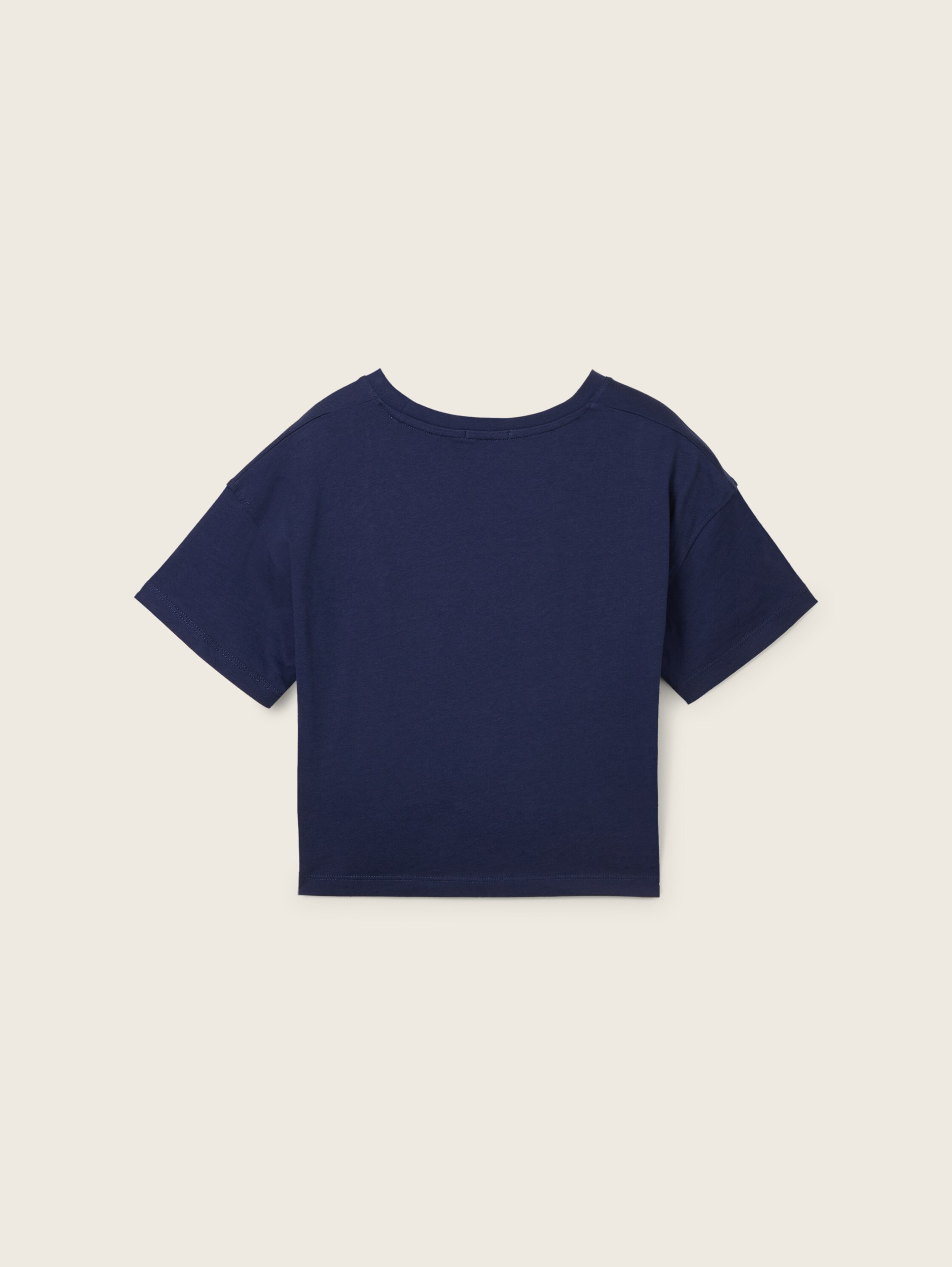 T-shirt met organische katoen - dark blueberry