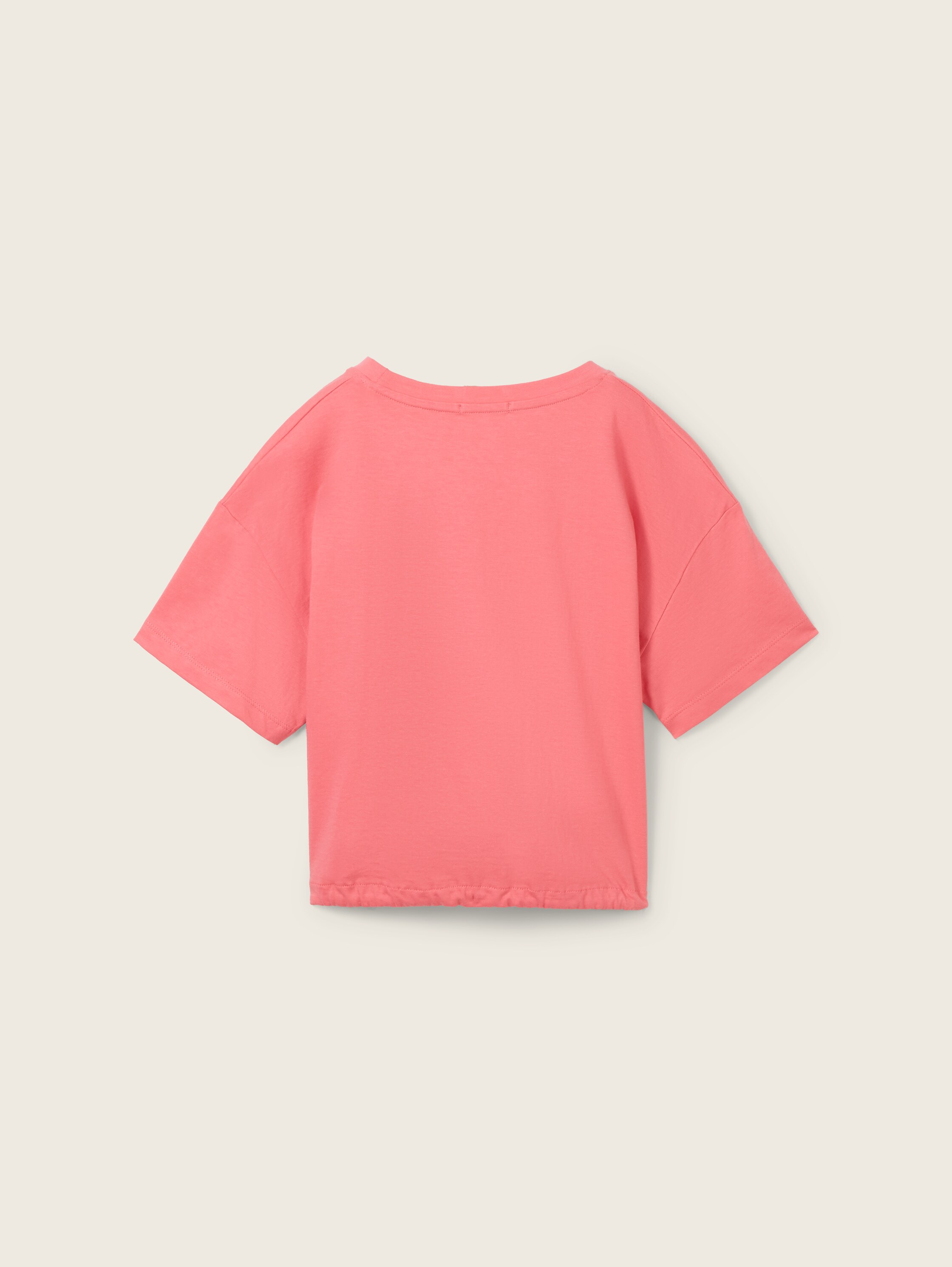 T-shirt met organische katoen - dull pink