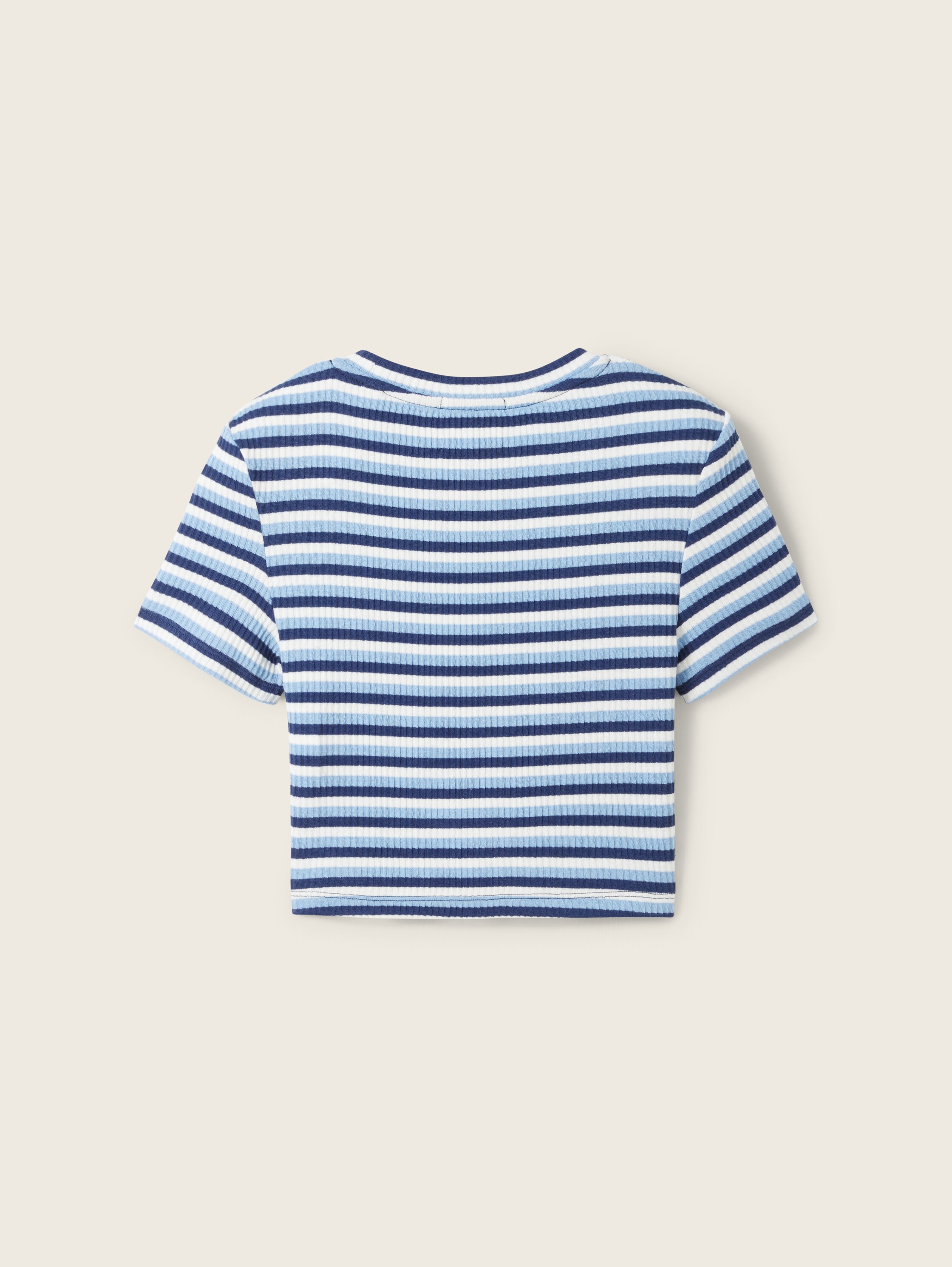 Cropped T-Shirt mit recyceltem Polyester - 2