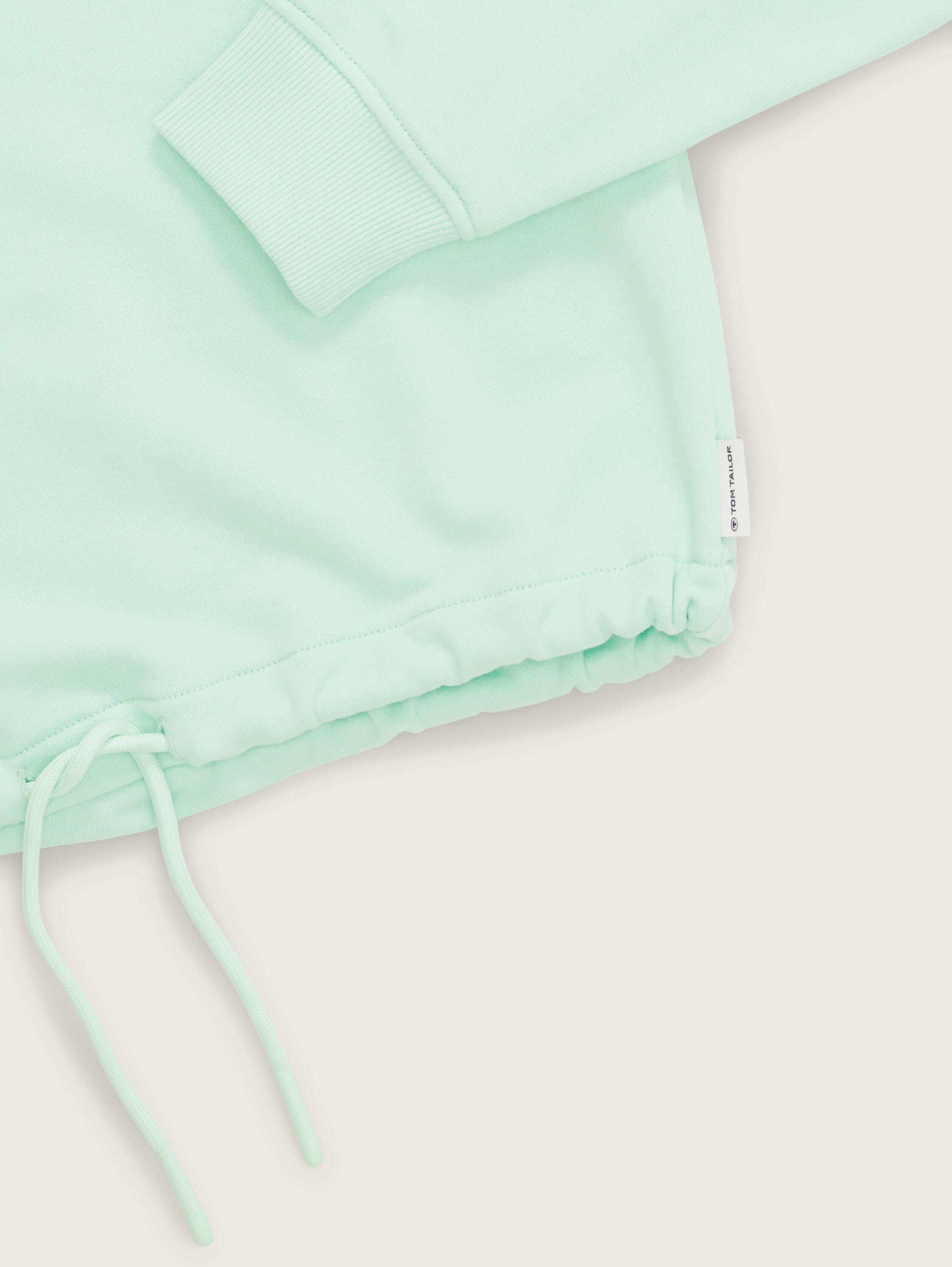 Cropped Sweatshirt mit recyceltem Polyester - 3