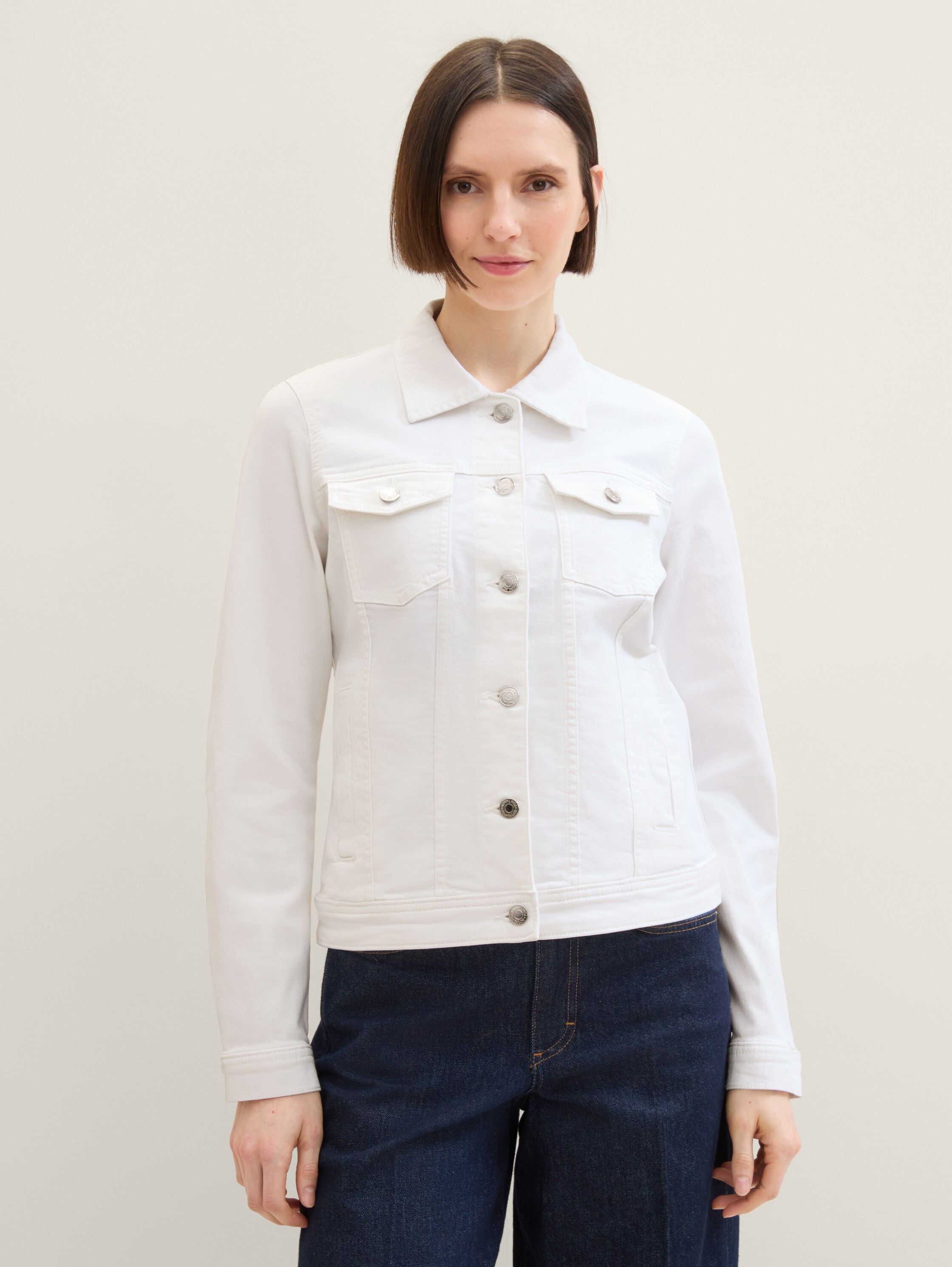 Jeansjacke mit recycelter Baumwolle - 3